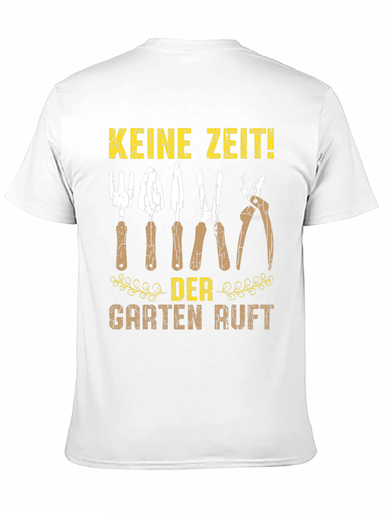 Gardener T-Shirt: No Time! The Garden Calls