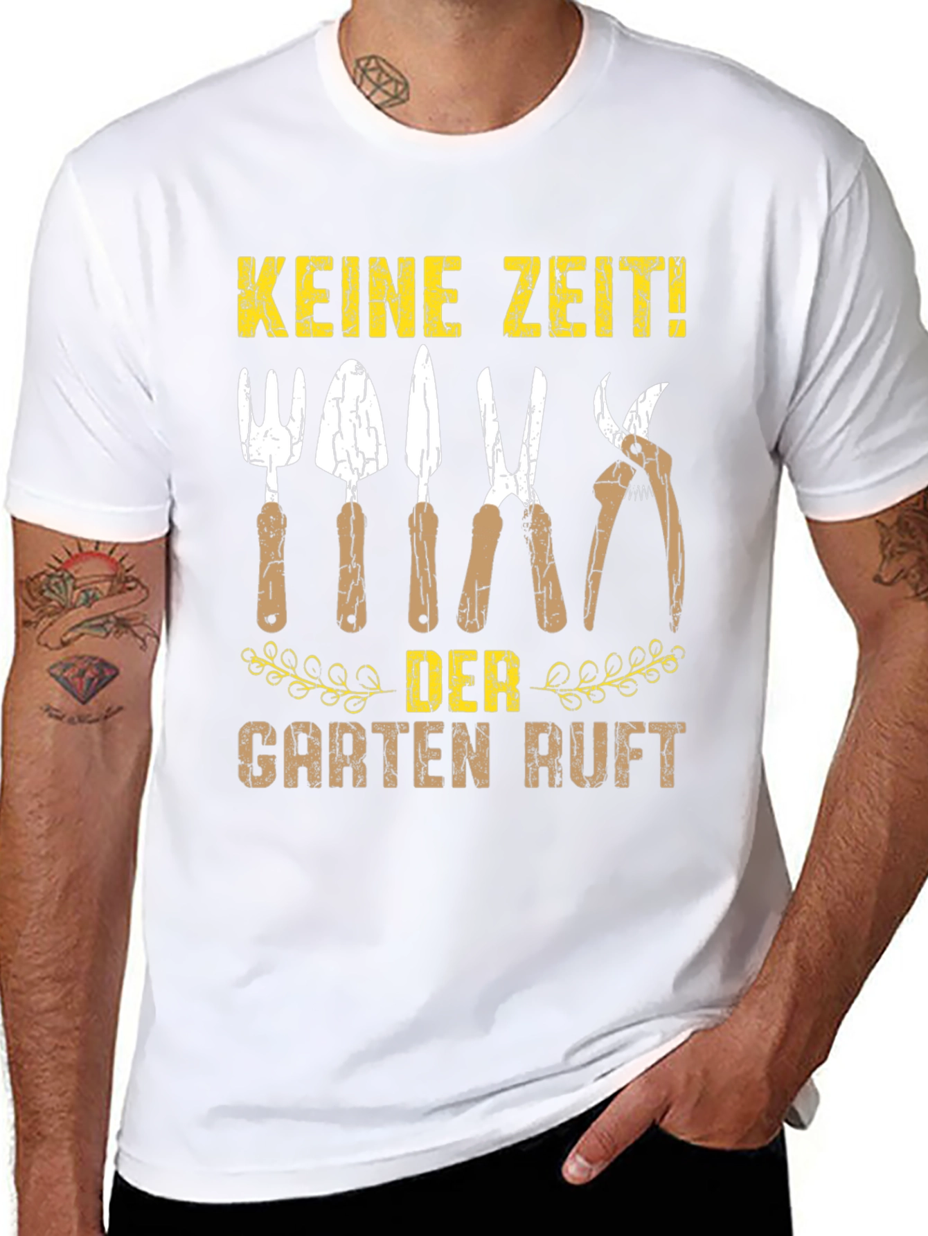 Gardener T-Shirt: No Time! The Garden Calls