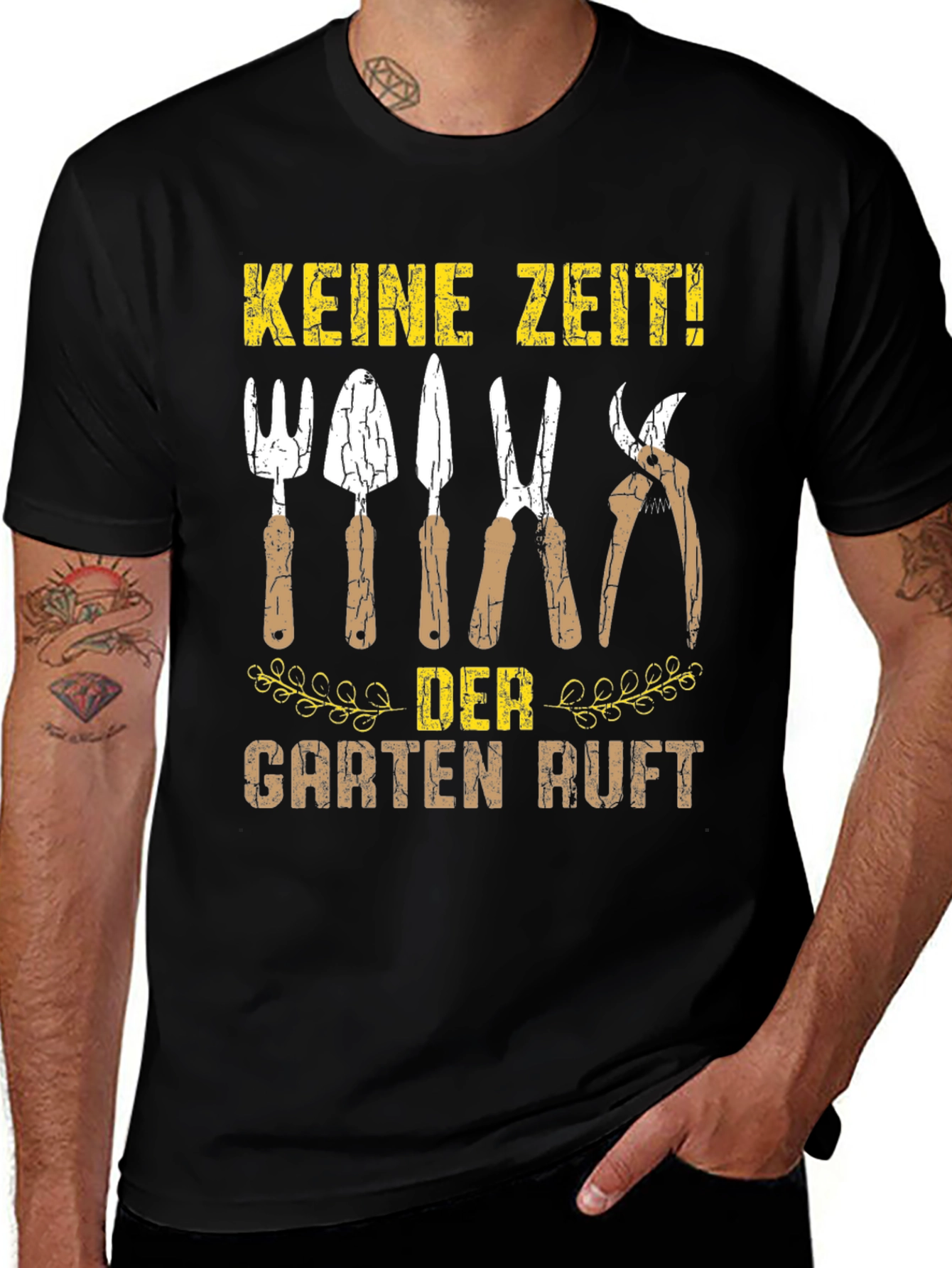 Gardener T-Shirt: No Time! The Garden Calls