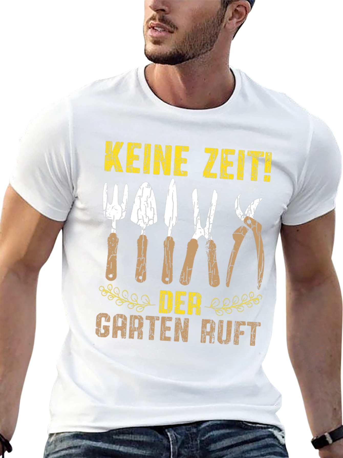 Gardener T-Shirt: No Time! The Garden Calls