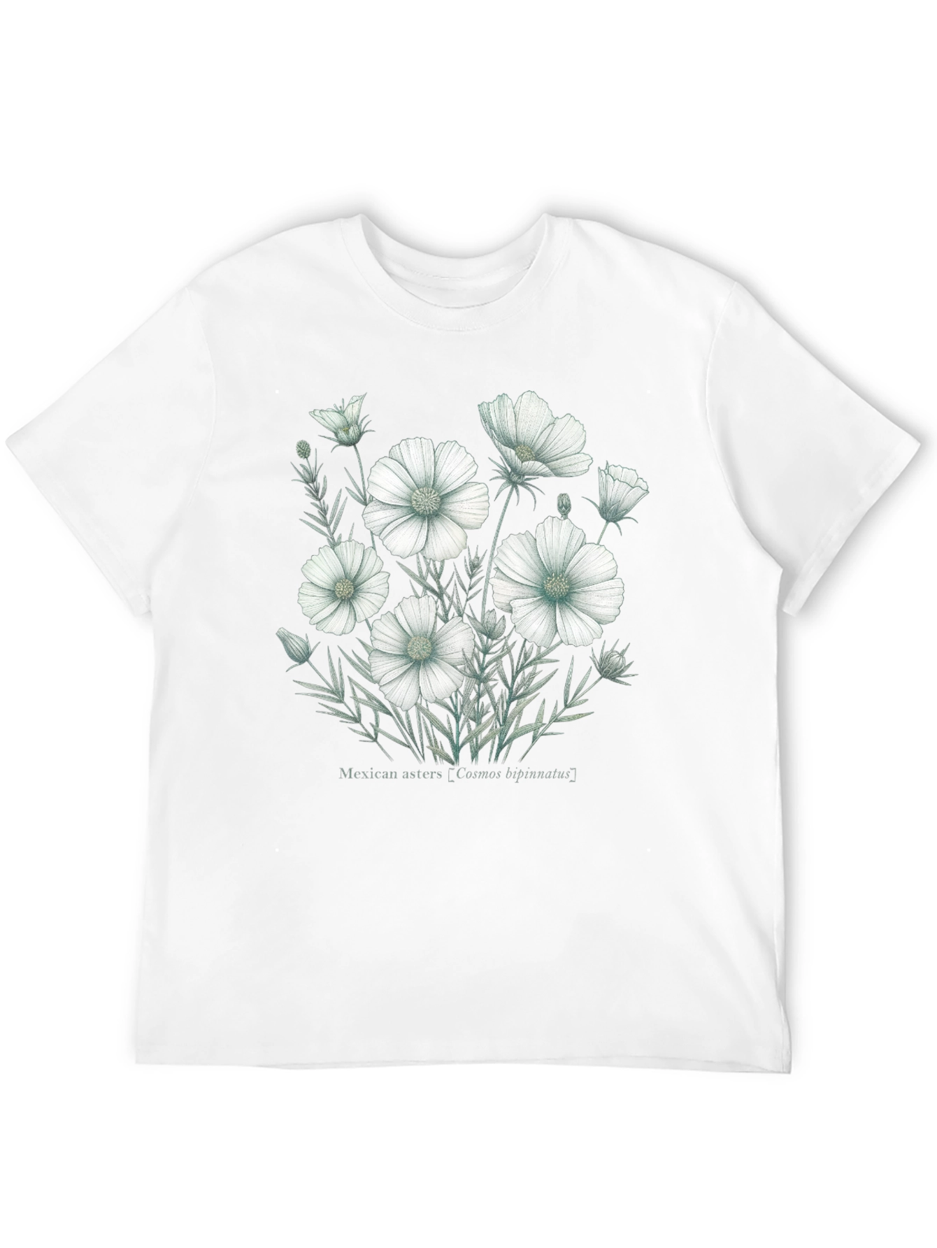 Floral Graphic T-Shirt - Cosmos bipinnatus
