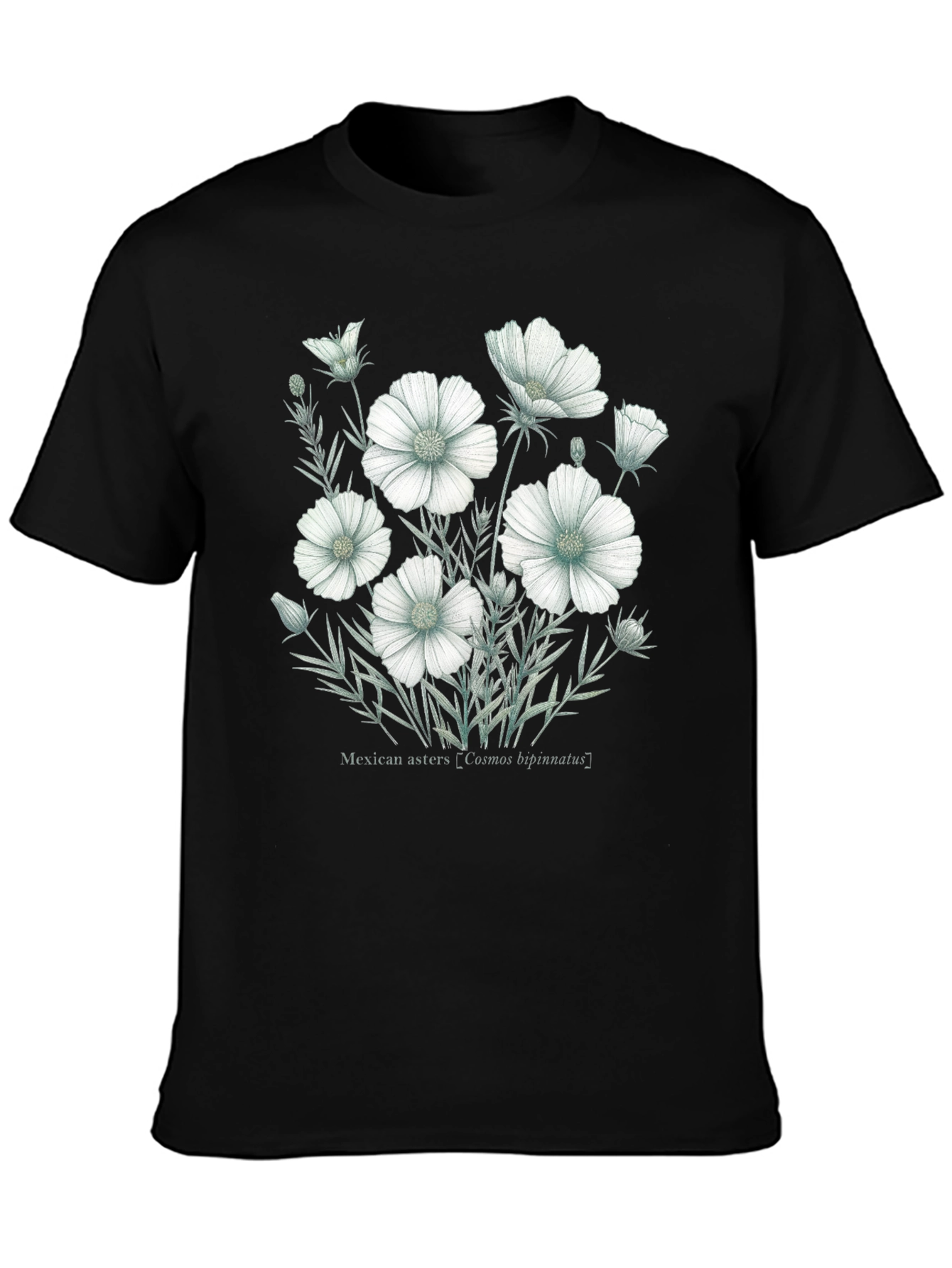 Floral Graphic T-Shirt - Cosmos bipinnatus