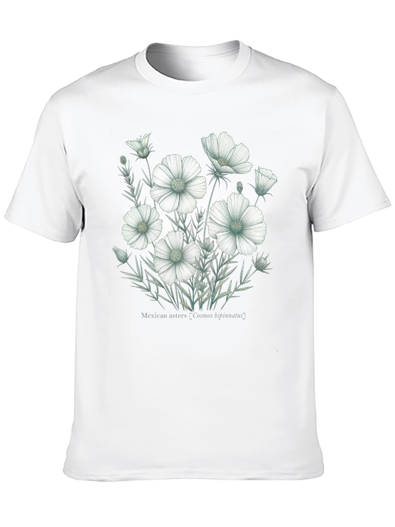 Floral Graphic T-Shirt - Cosmos bipinnatus