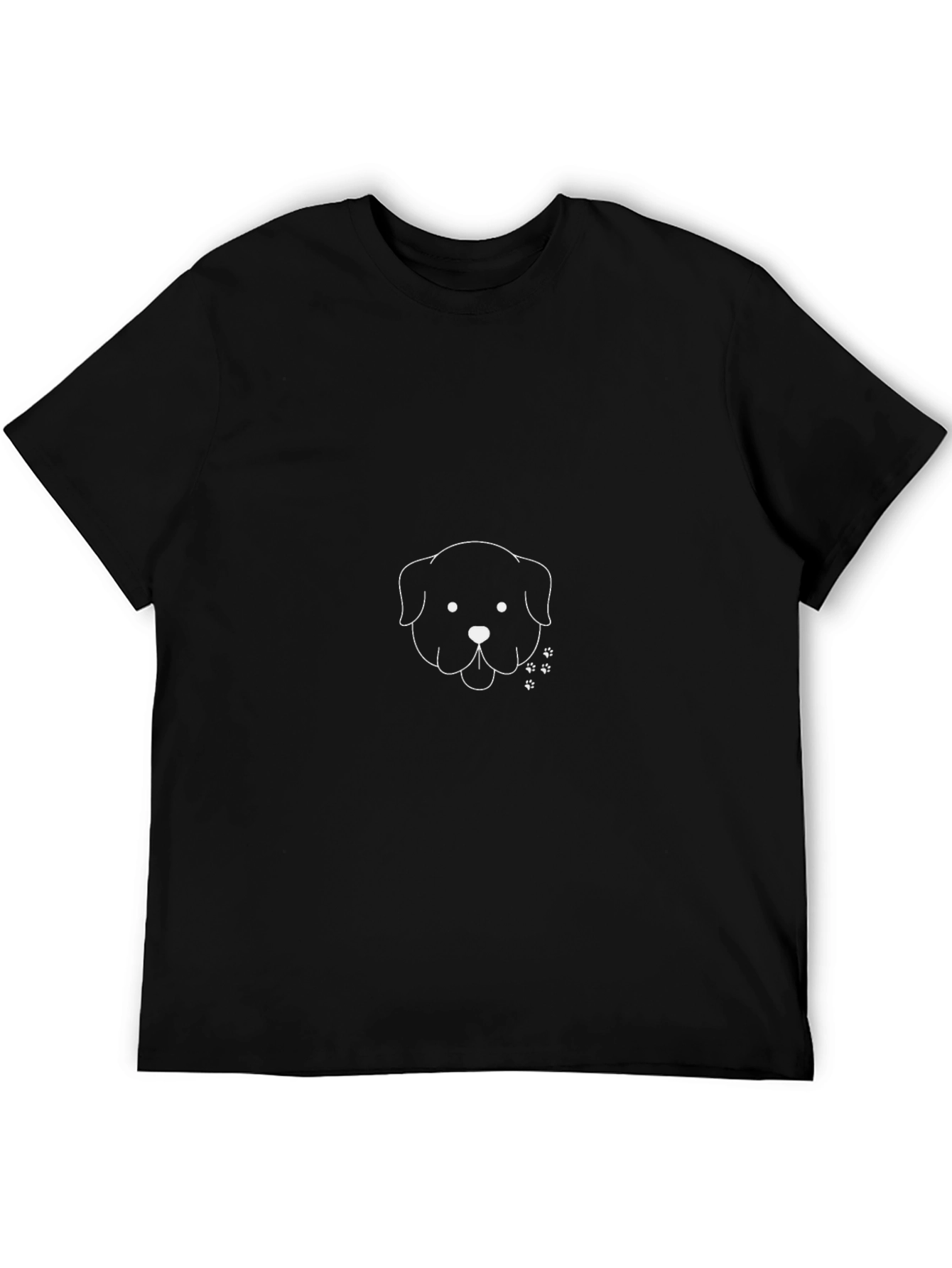 Black Dog Graphic Tee - Casual Comfort