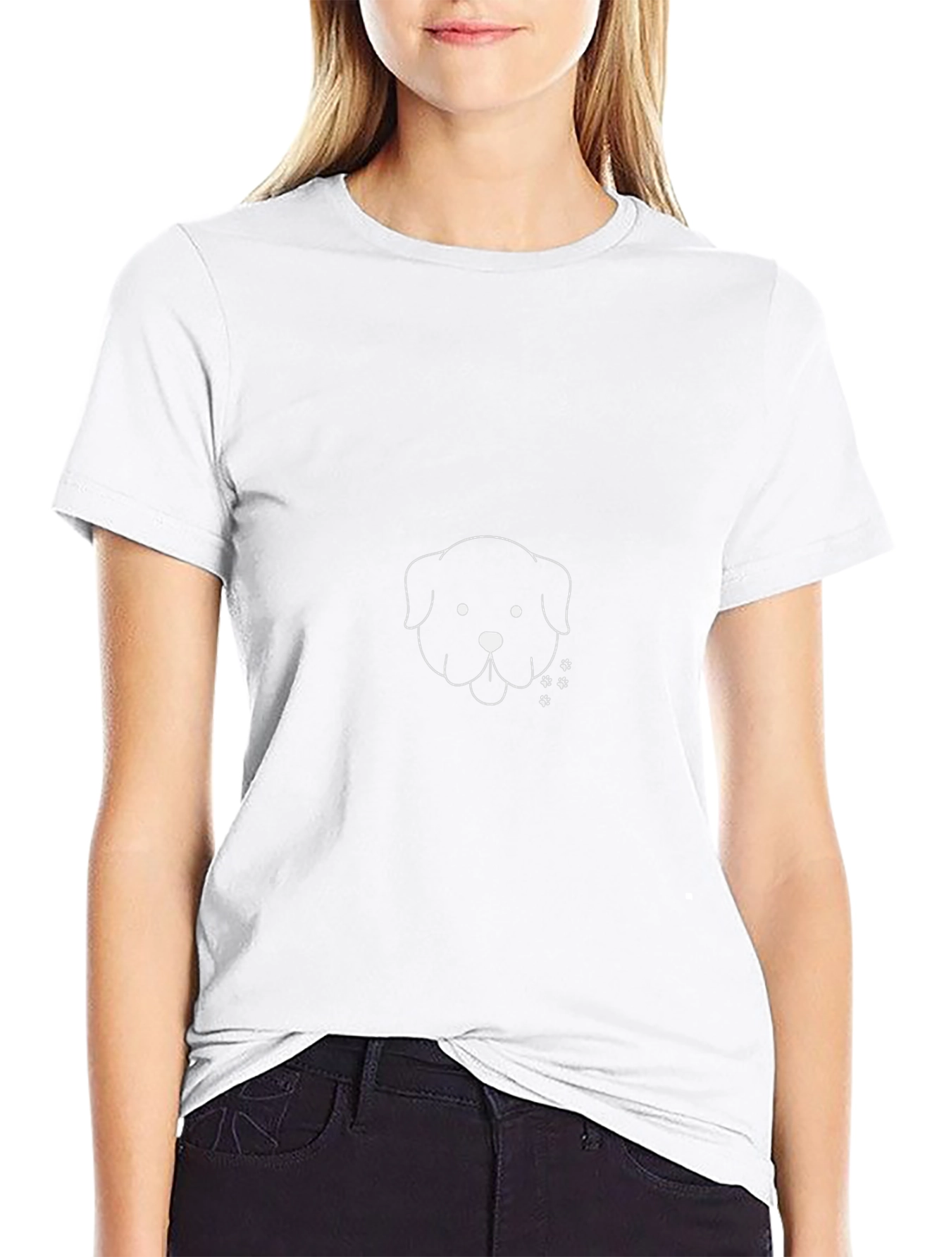 Black Dog Graphic Tee - Casual Comfort