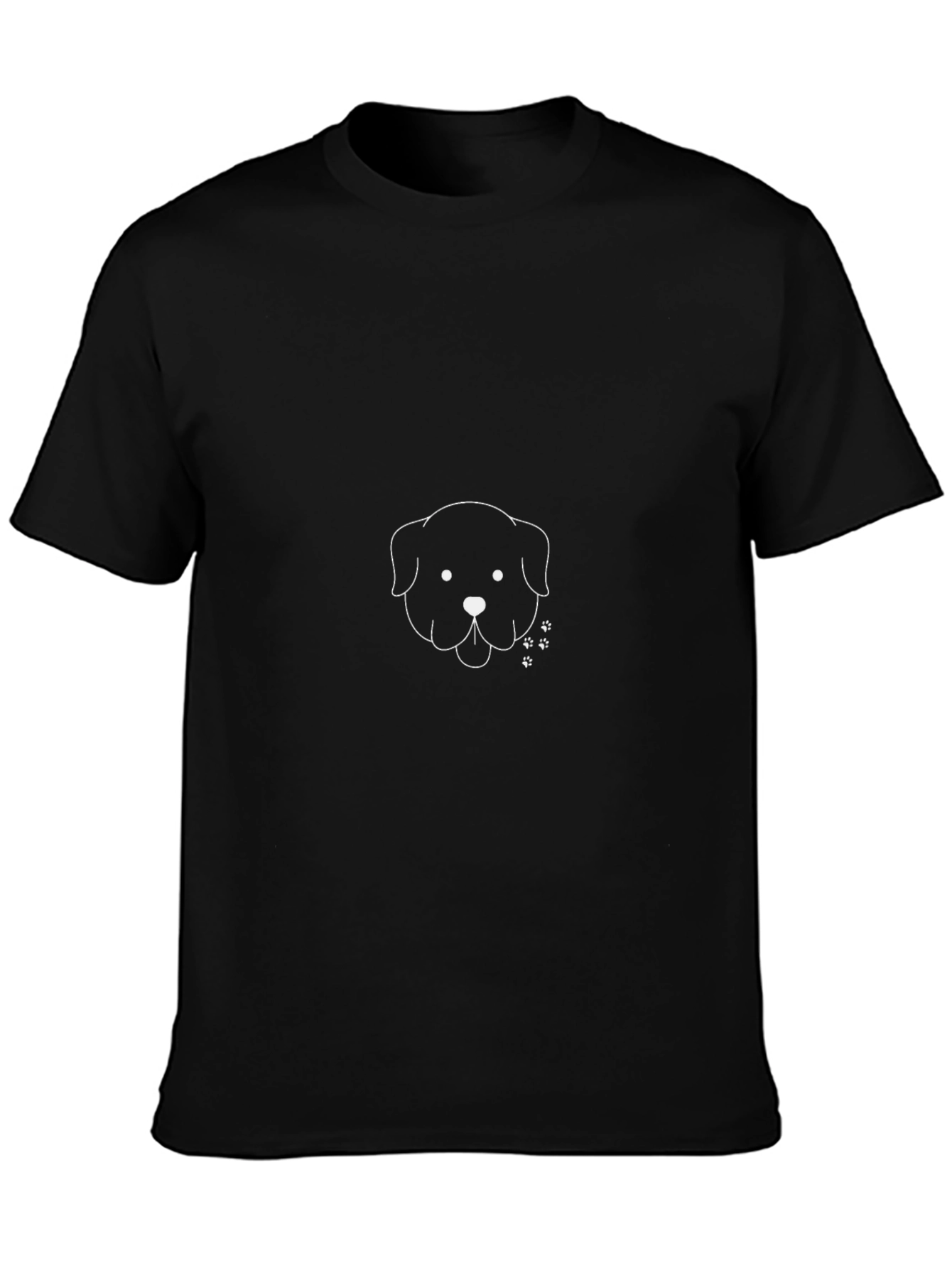 Black Dog Graphic Tee - Casual Comfort