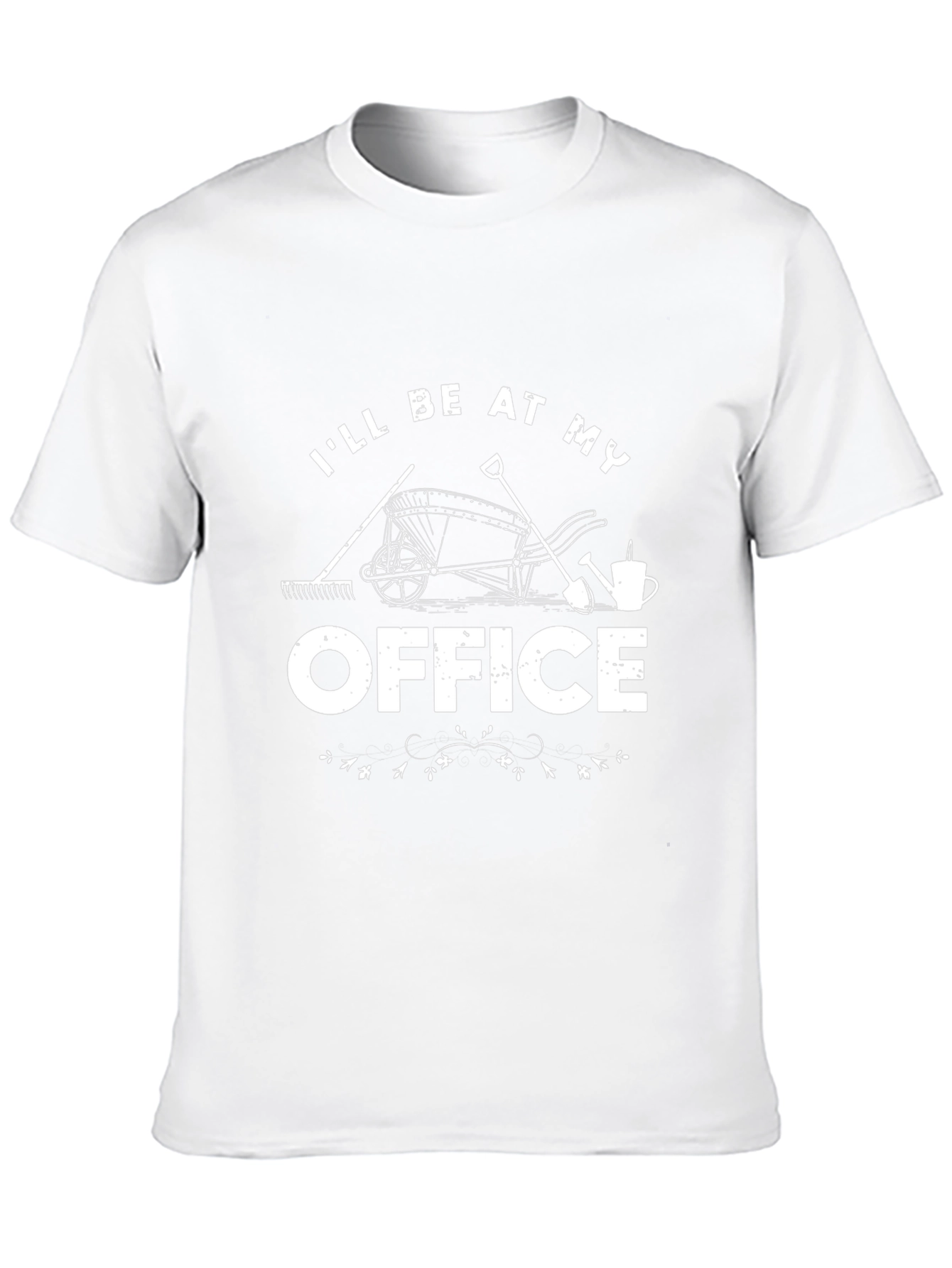 Gardeners Office T-Shirt - Black Cotton Graphic Tee