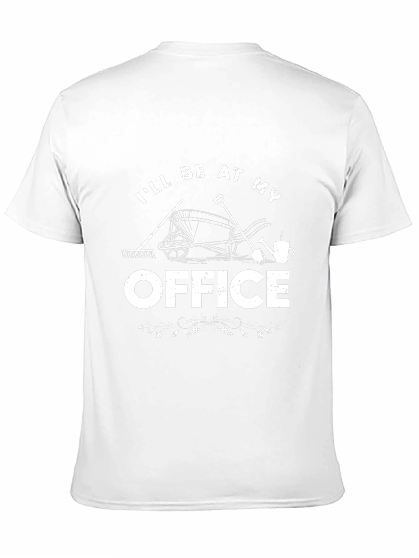 Gardeners Office T-Shirt - Black Cotton Graphic Tee