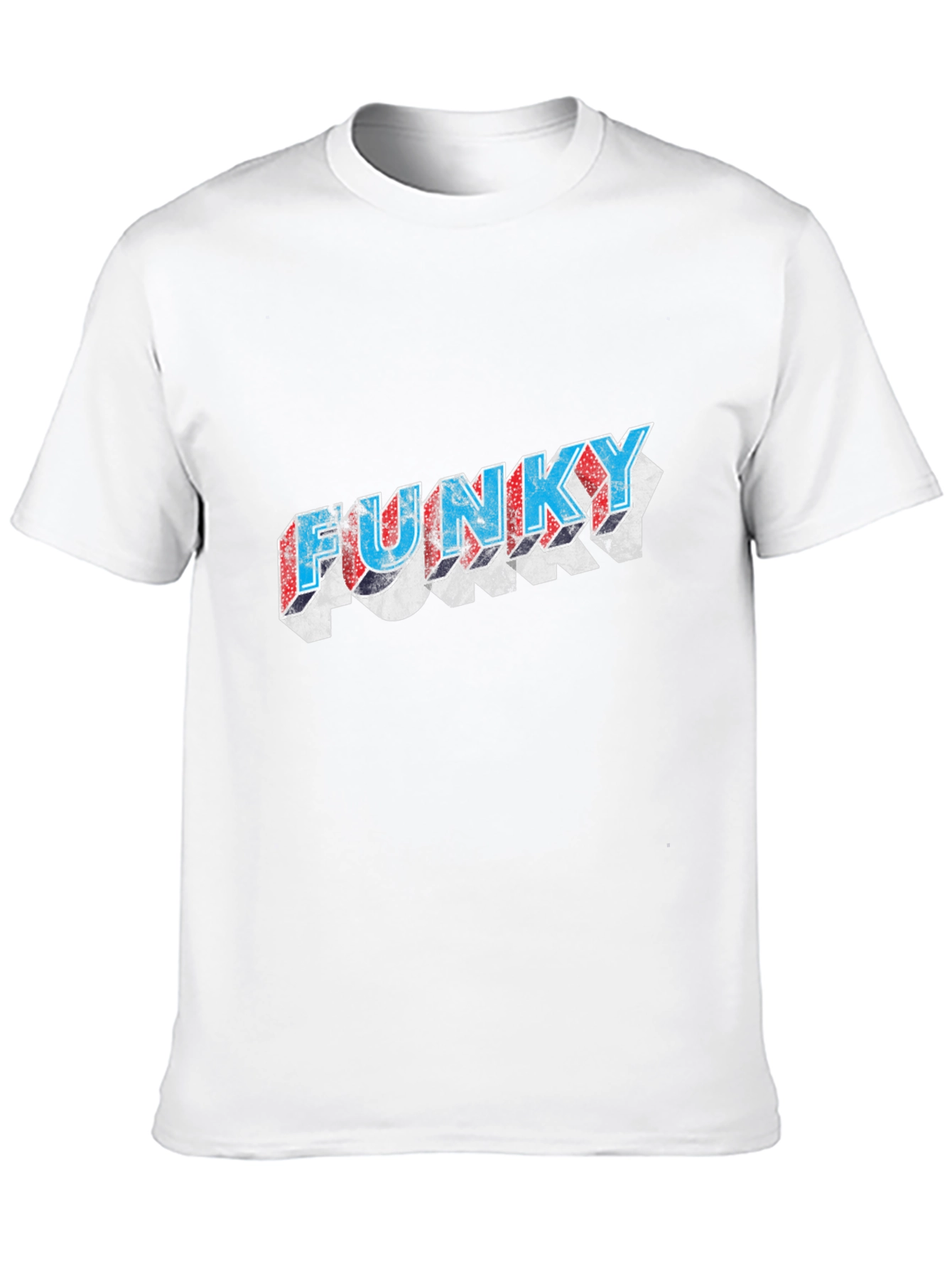 Funky Graphic Black T-Shirt - Unique Design