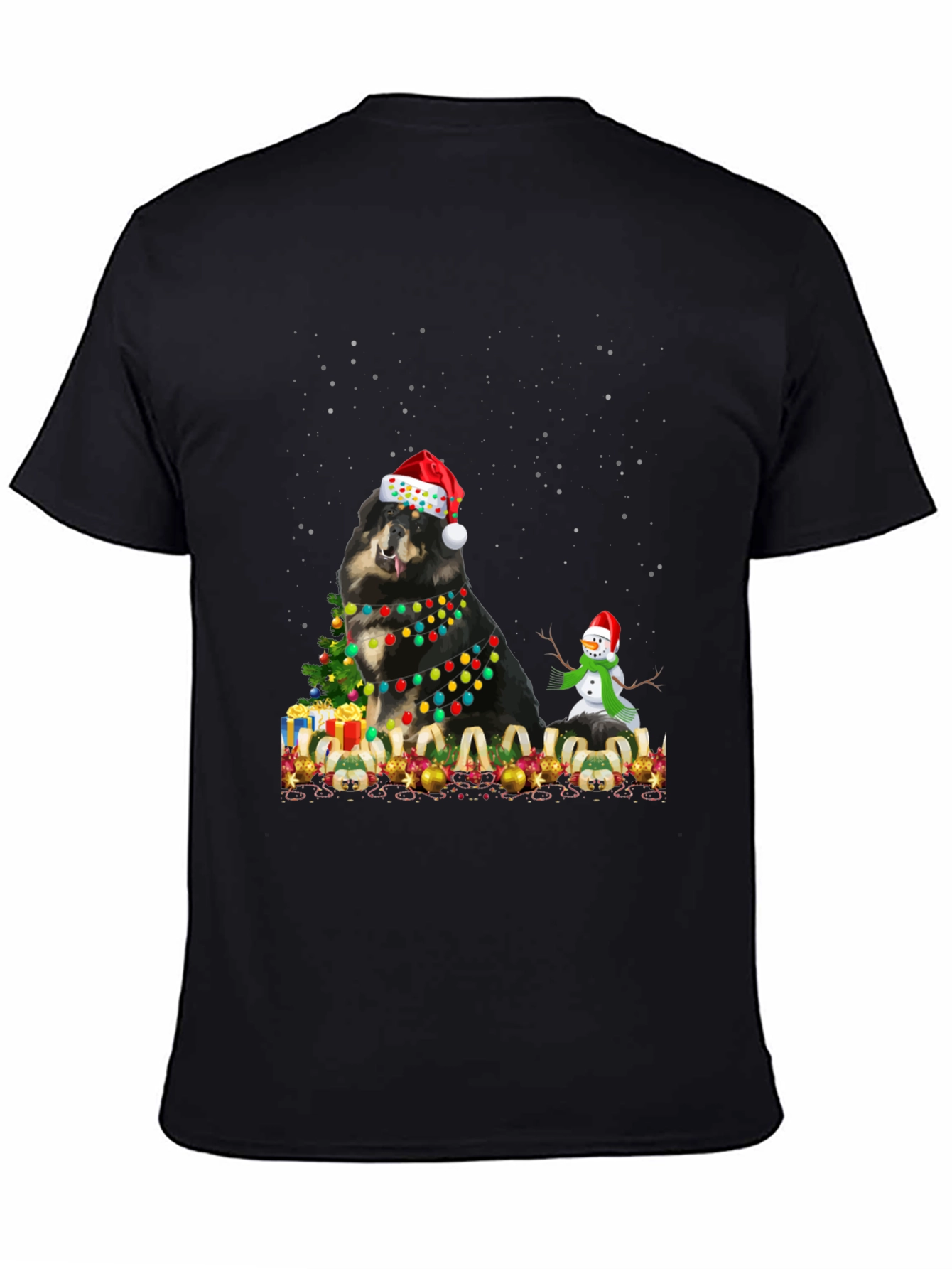 Festive Dog Christmas T-Shirt