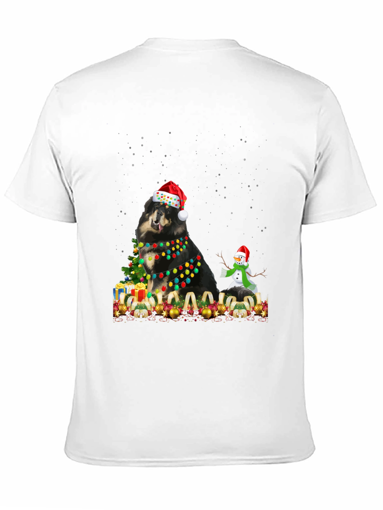 Festive Dog Christmas T-Shirt