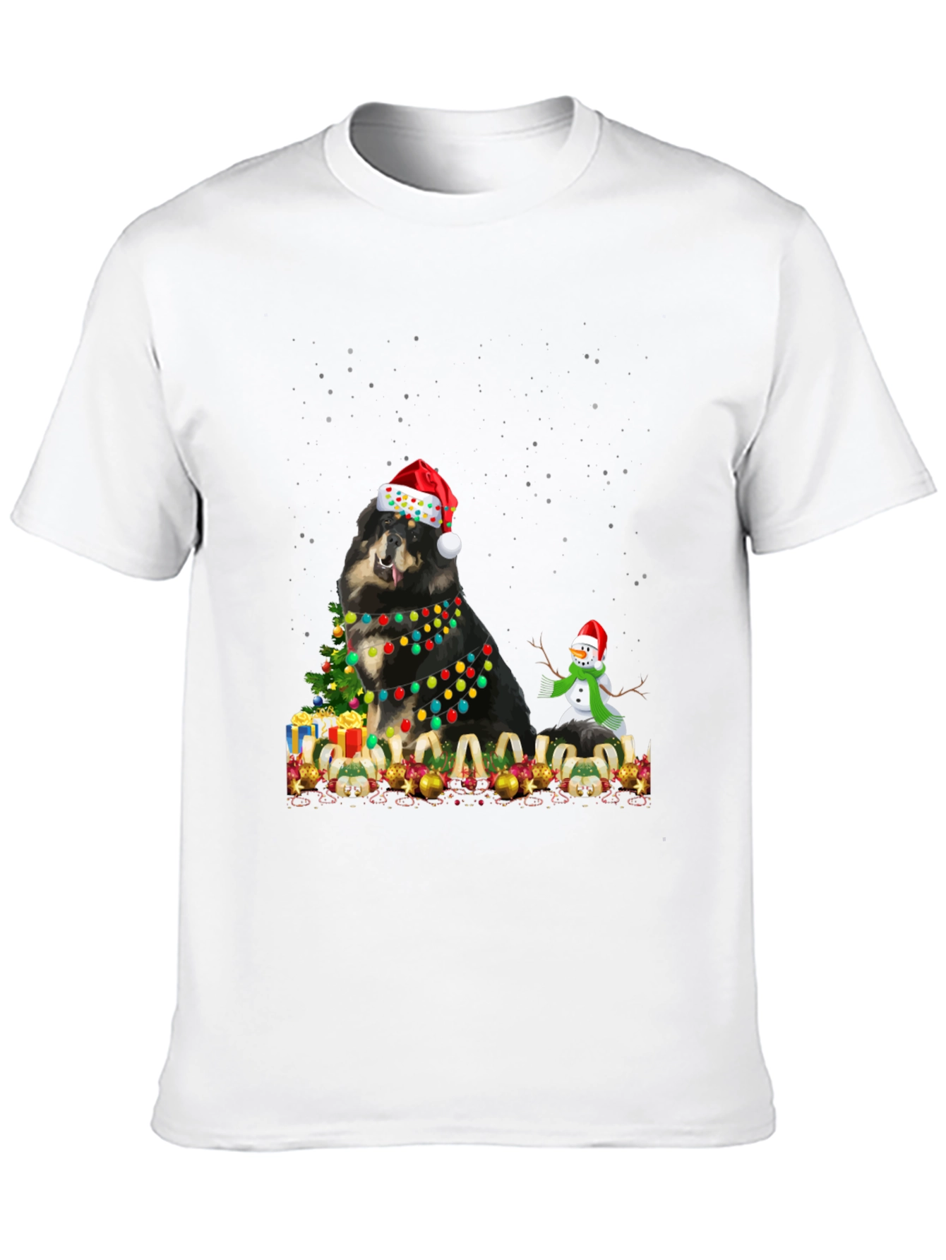 Festive Dog Christmas T-Shirt