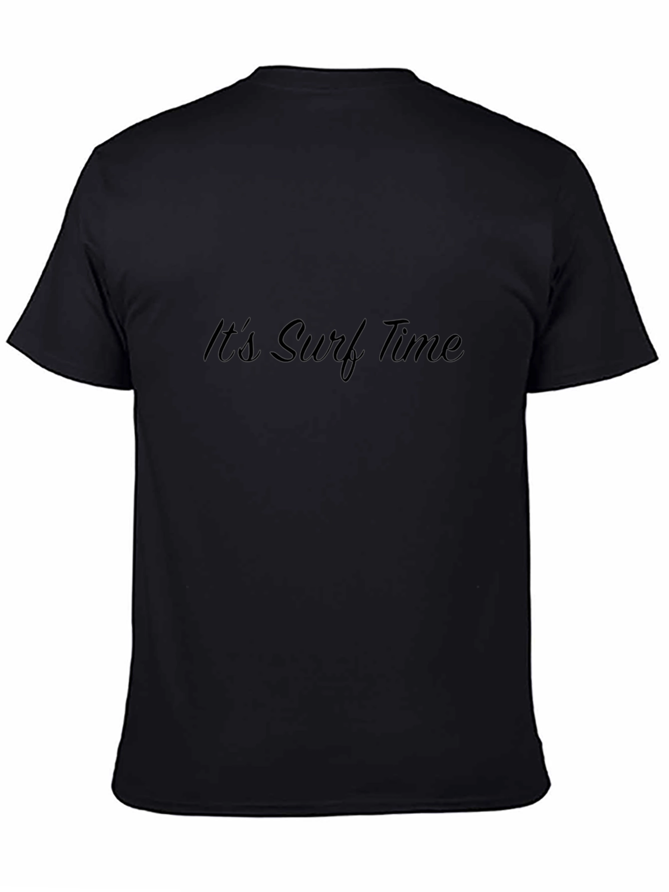 Its Surf Time Black T-Shirt