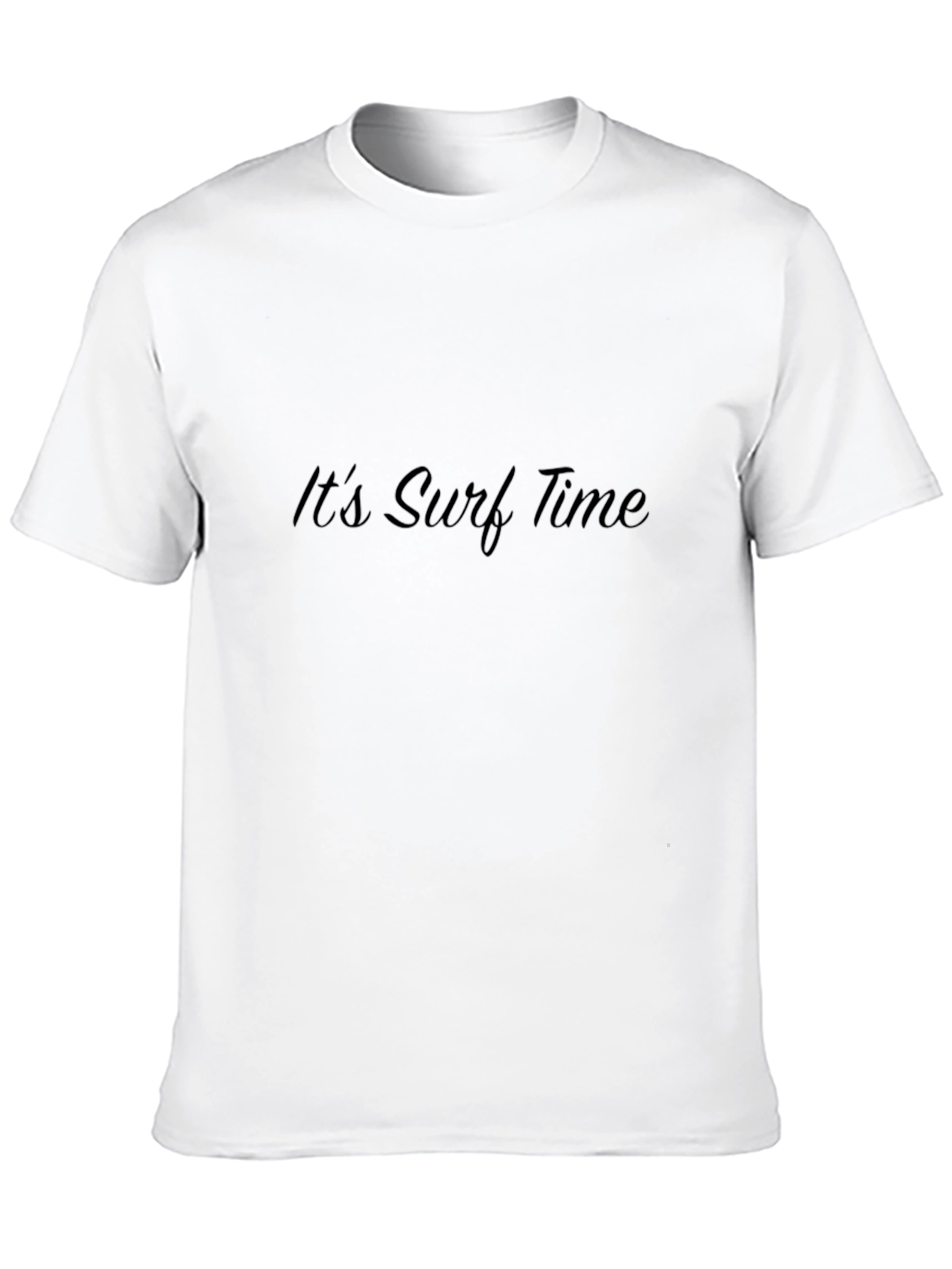 Its Surf Time Black T-Shirt