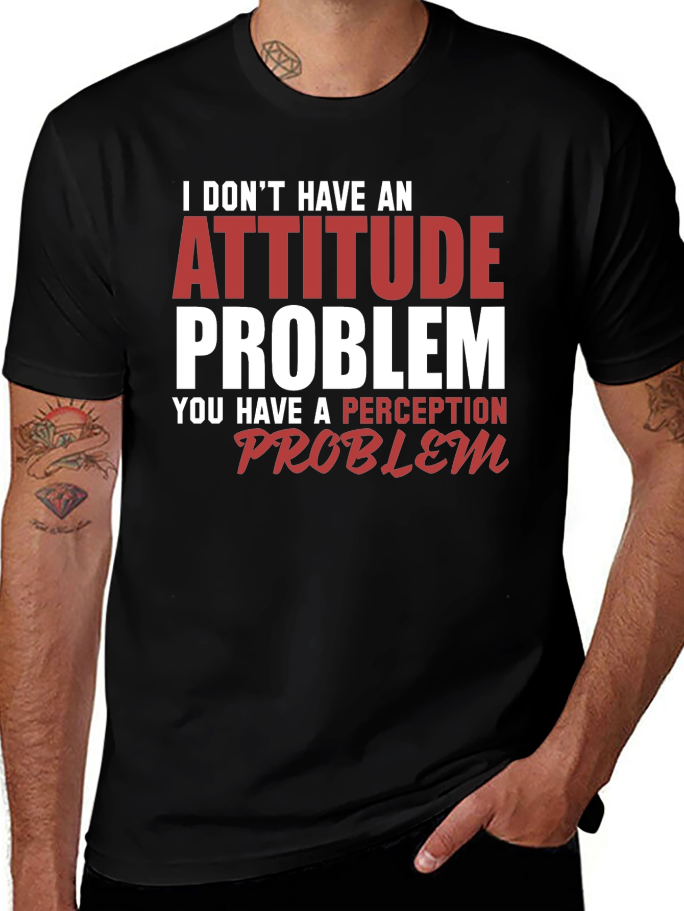 Attitude Problem Graphic Tee - Funny Slogan T-Shirt