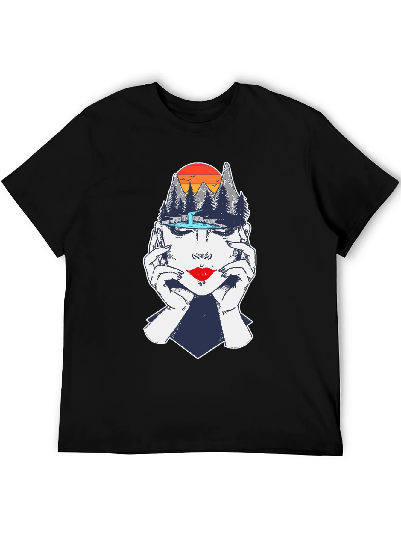 Mindscape Graphic Tee - Unisex Black T-Shirt