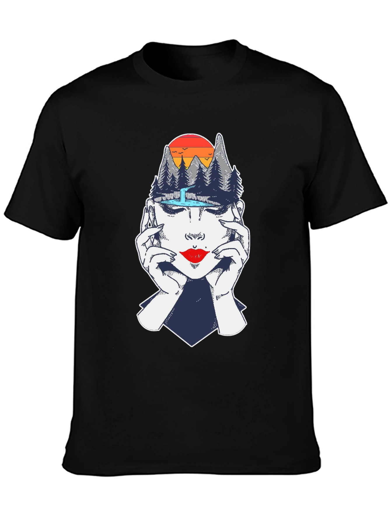 Mindscape Graphic Tee - Unisex Black T-Shirt
