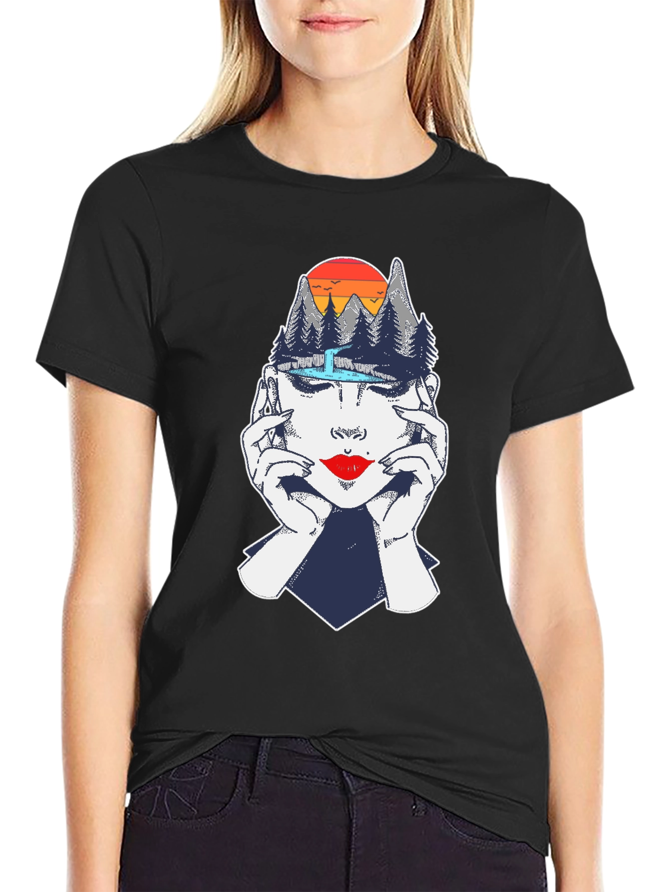 Mindscape Graphic Tee - Unisex Black T-Shirt