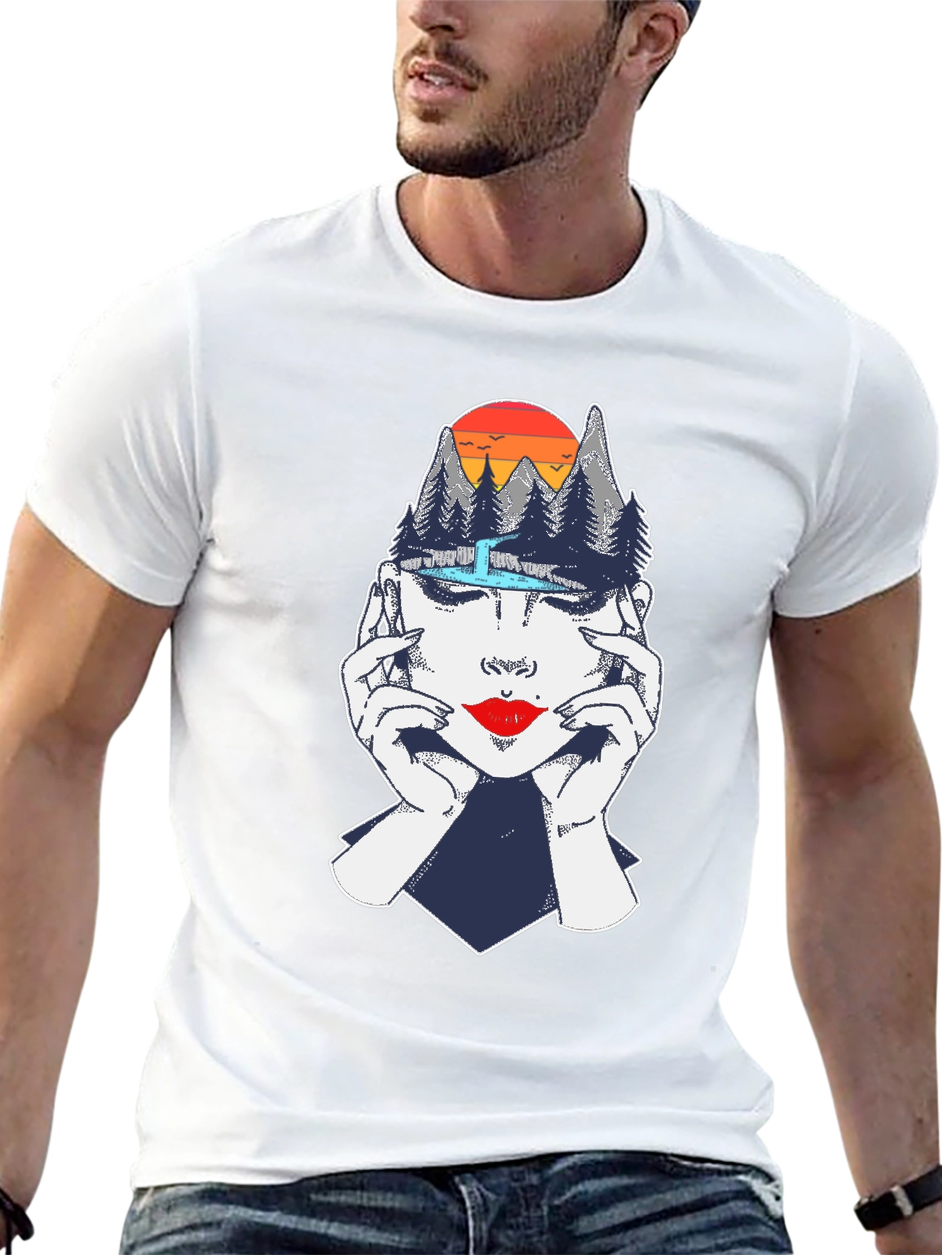 Mindscape Graphic Tee - Unisex Black T-Shirt