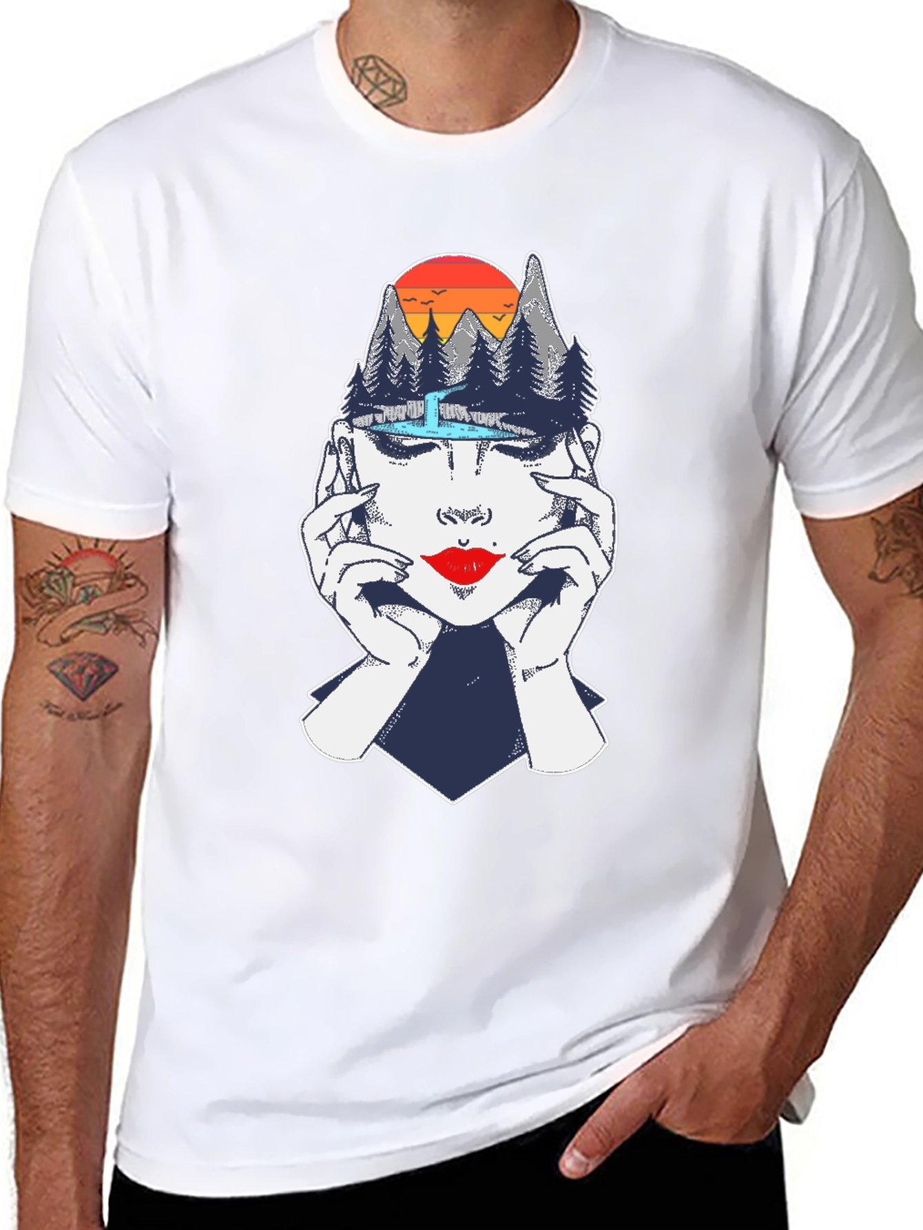 Mindscape Graphic Tee - Unisex Black T-Shirt