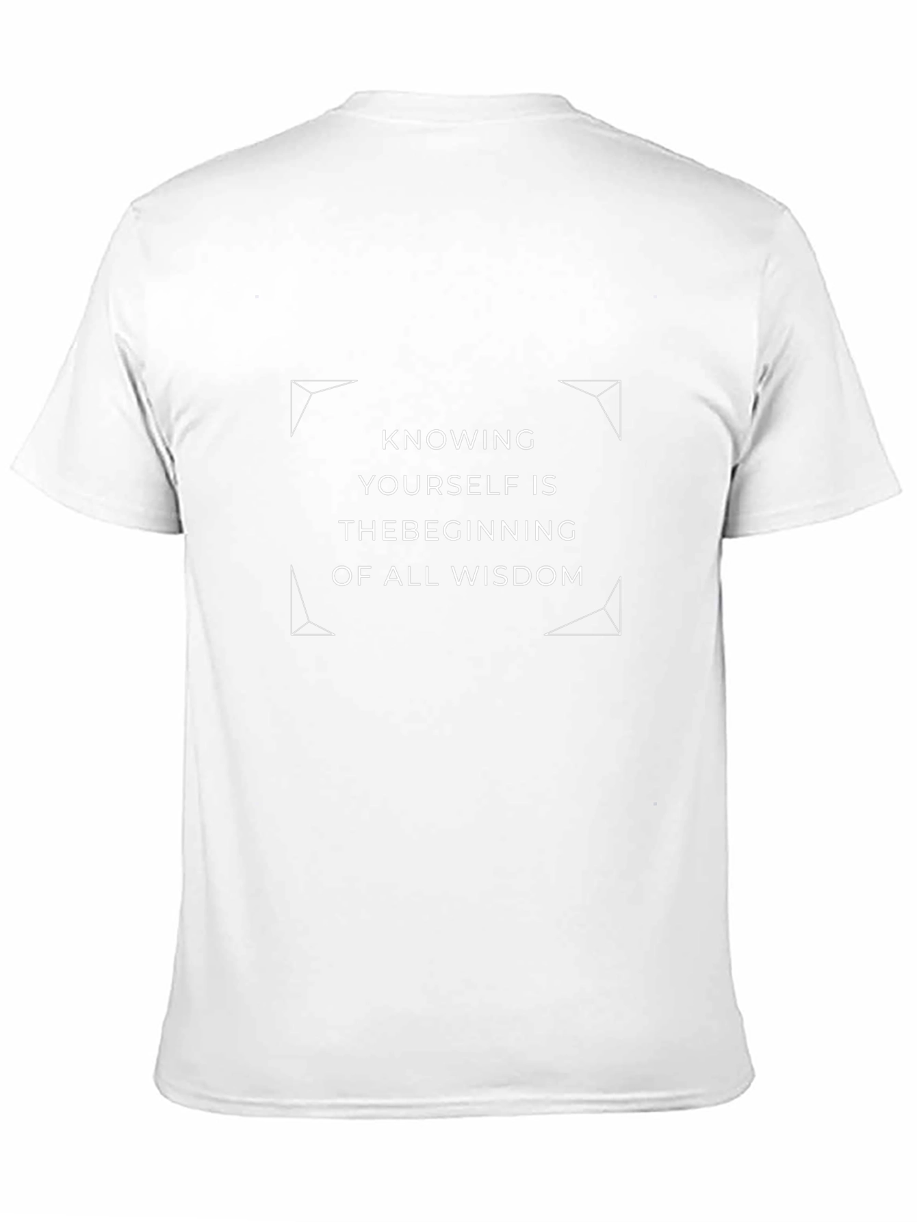 Knowing Yourself T-Shirt - Black Inspirational Quote