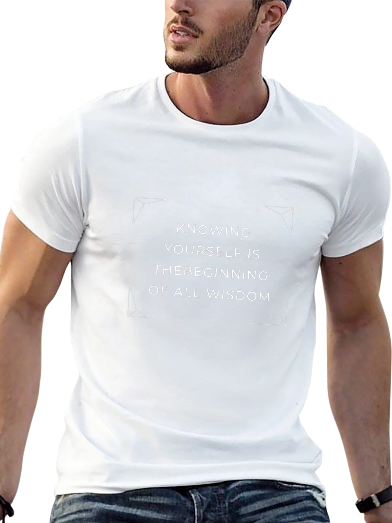 Knowing Yourself T-Shirt - Black Inspirational Quote