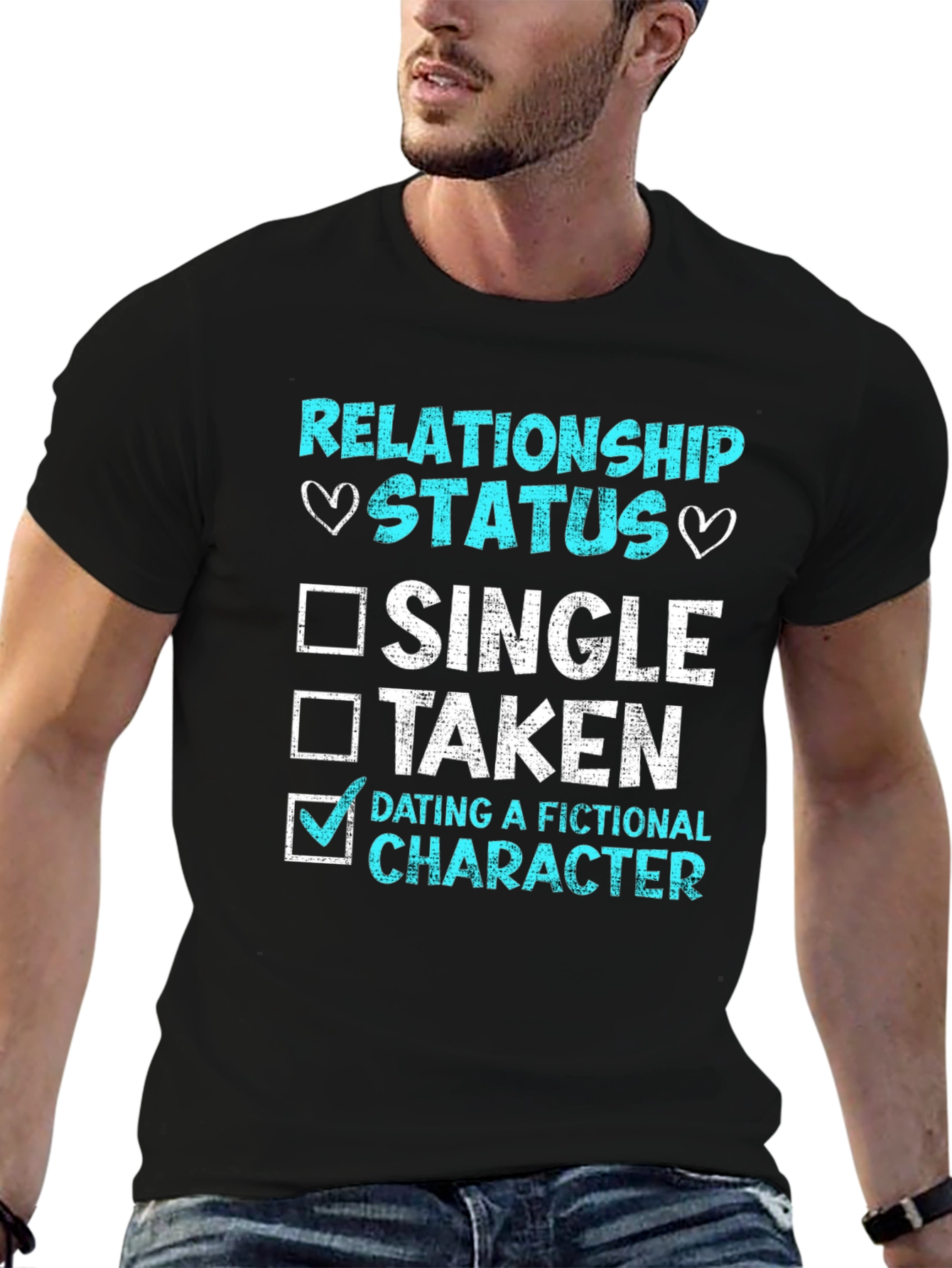 Relationship Status Fictional Character T-Shirt