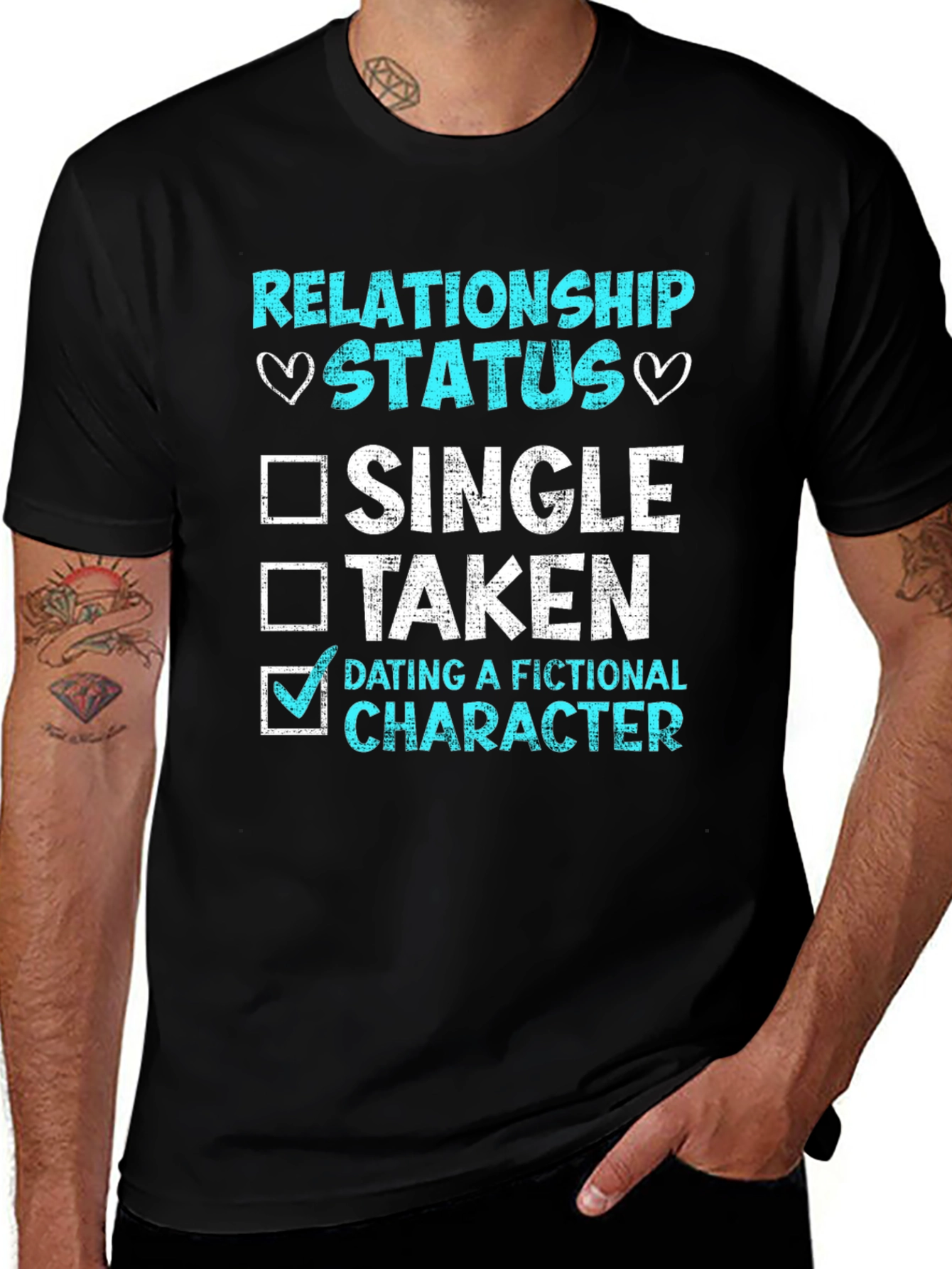 Relationship Status Fictional Character T-Shirt