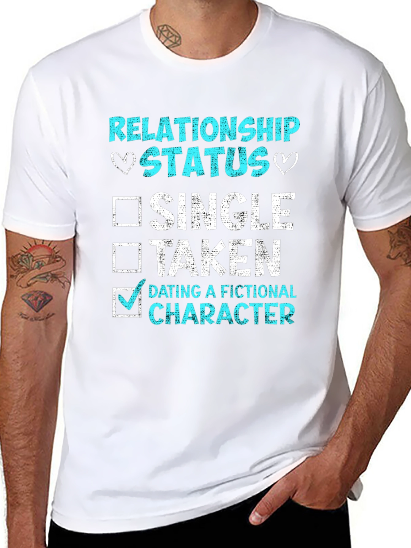 Relationship Status Fictional Character T-Shirt