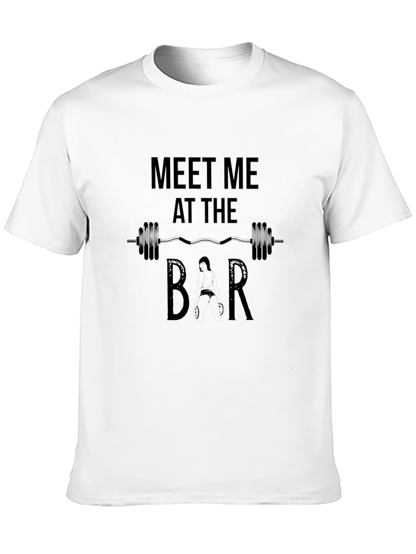 Meet Me at the Bar Black Graphic Tee