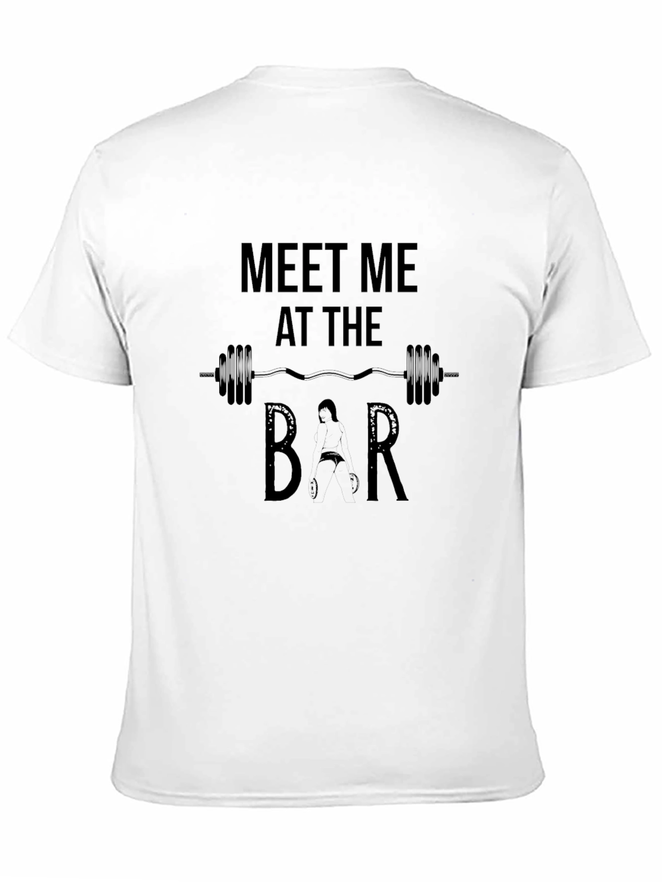 Meet Me at the Bar Black Graphic Tee