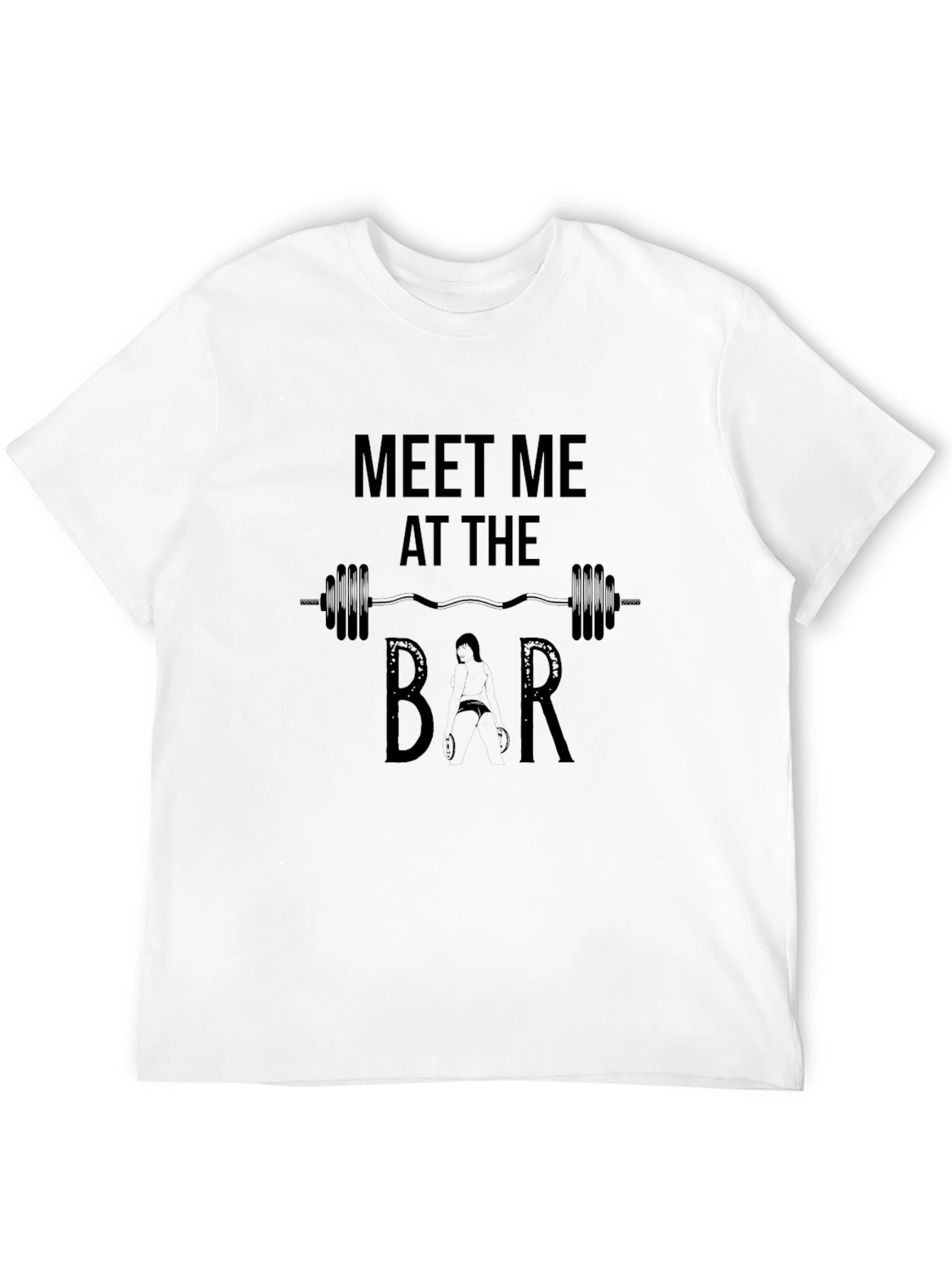 Meet Me at the Bar Black Graphic Tee
