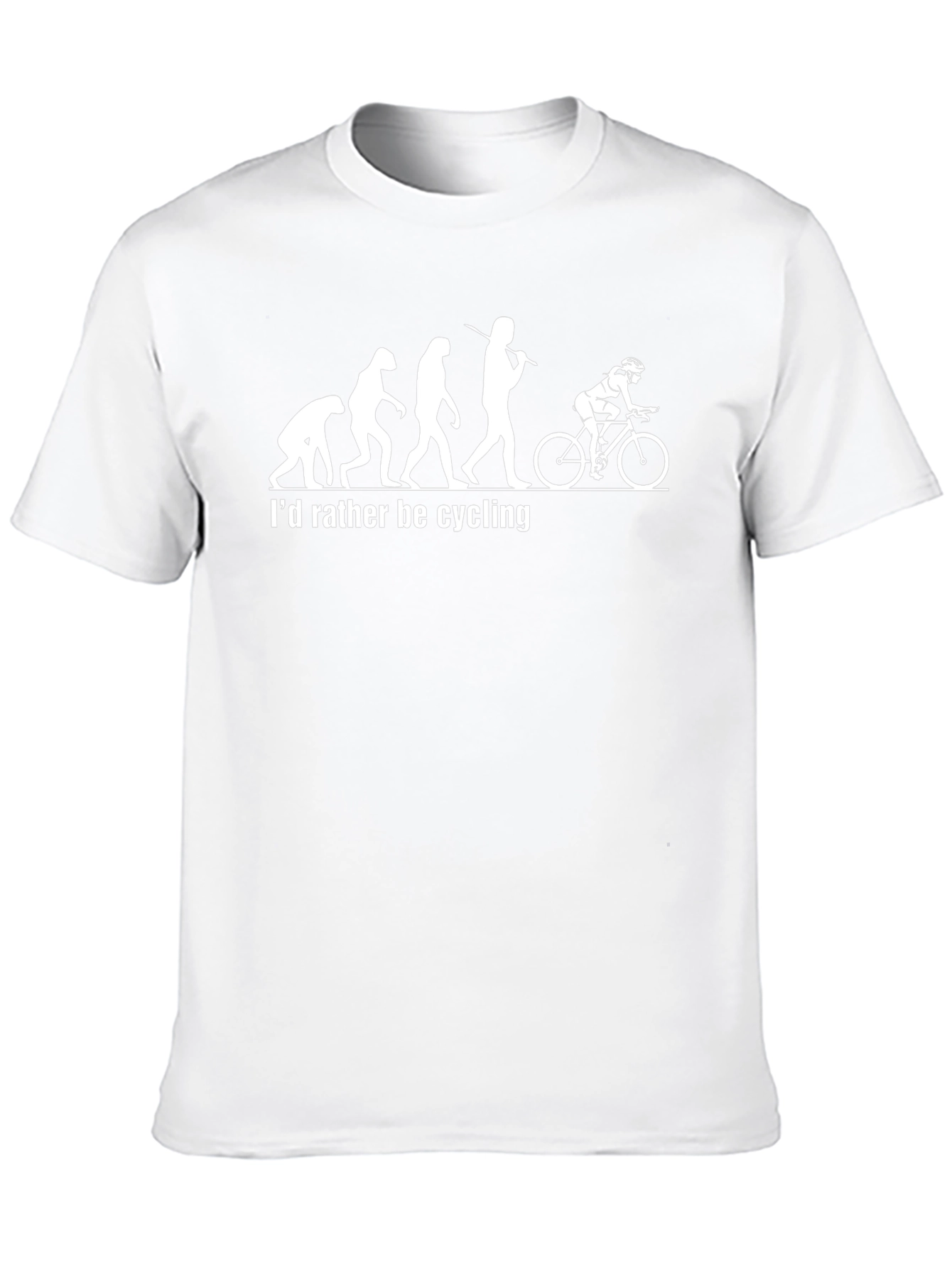 Evolution of Cyclist Graphic T-Shirt