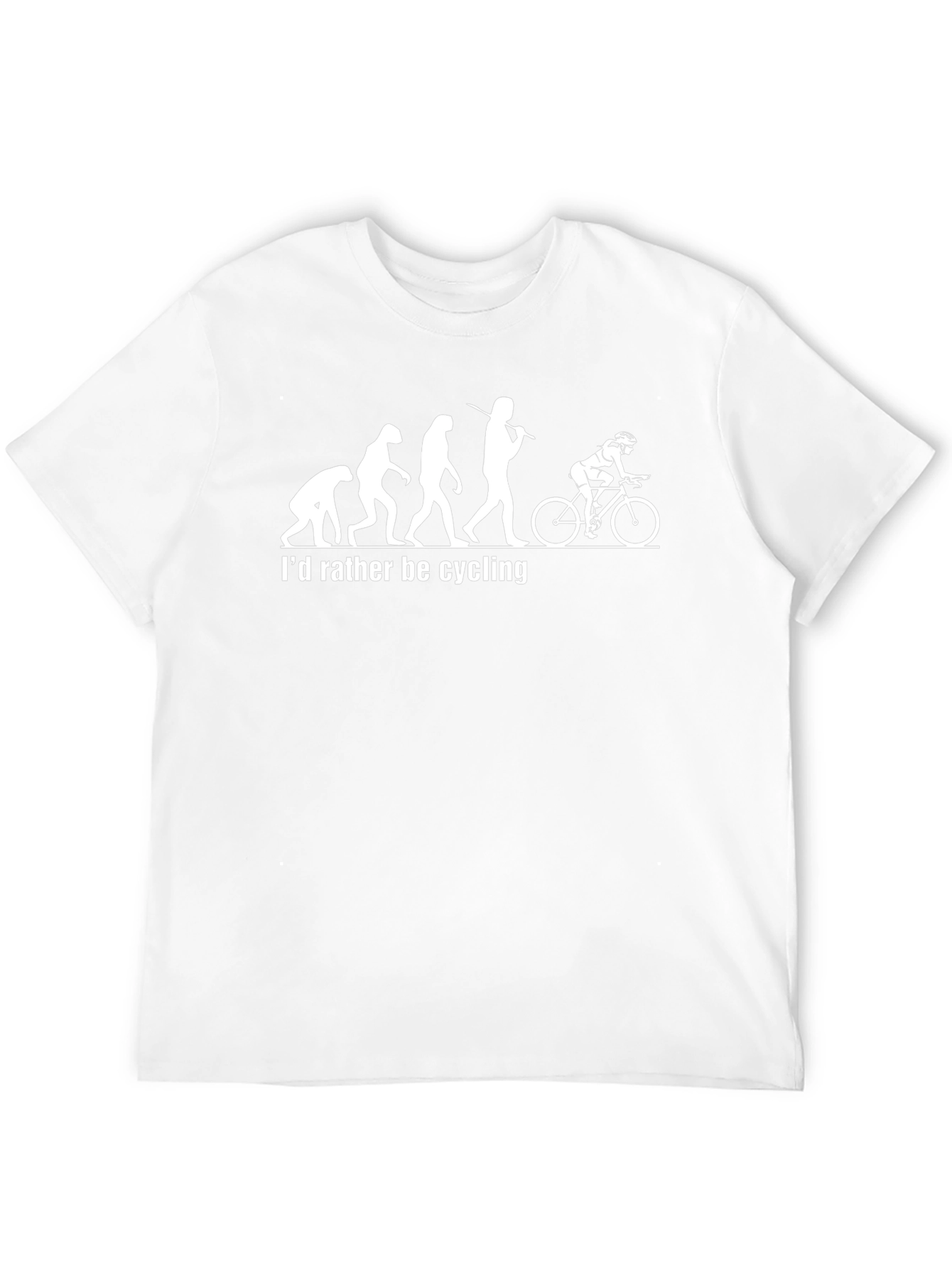 Evolution of Cyclist Graphic T-Shirt