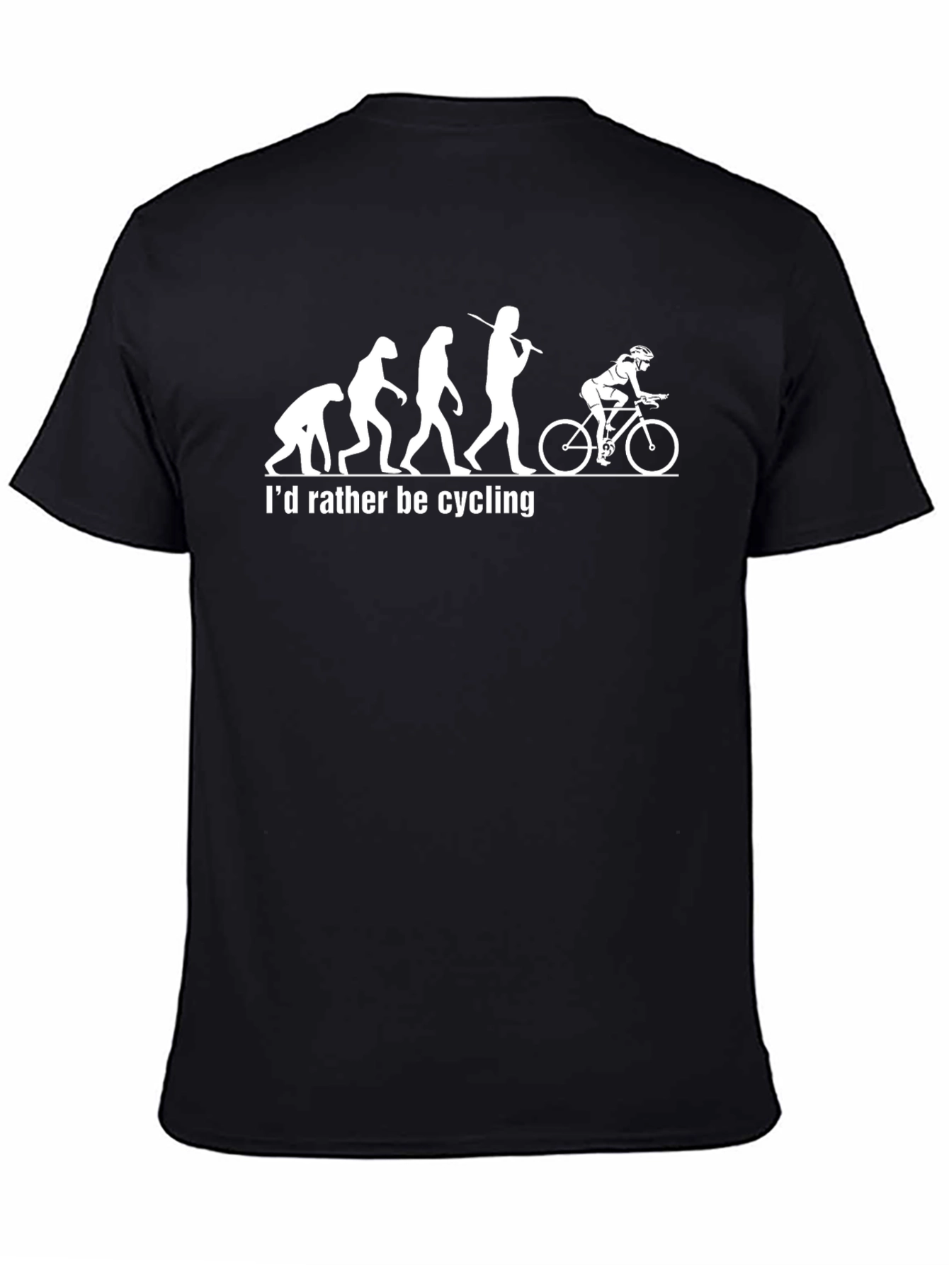 Evolution of Cyclist Graphic T-Shirt