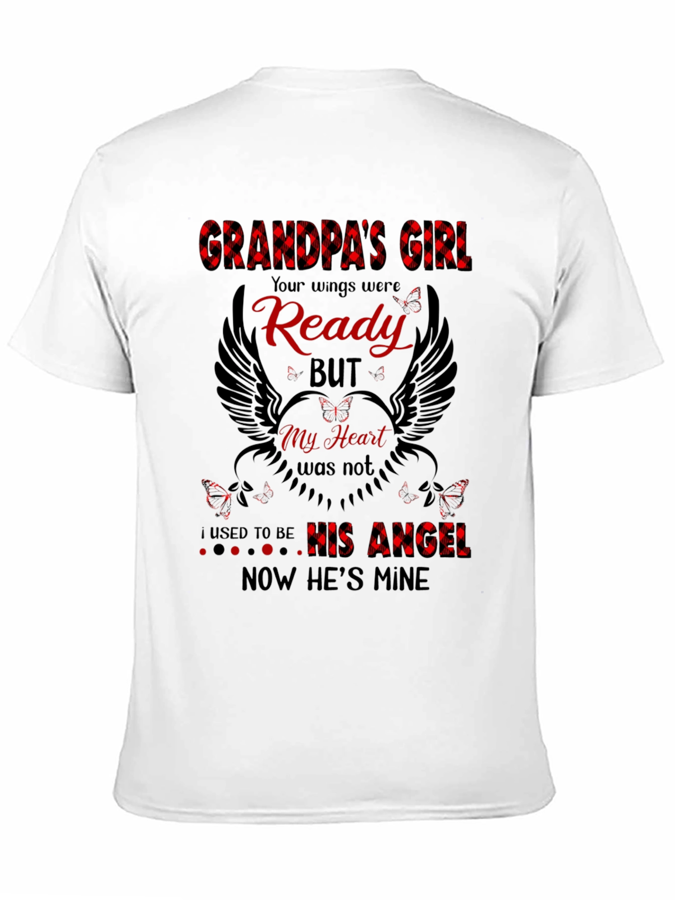 Grandpas Girl Memorial Graphic T-Shirt