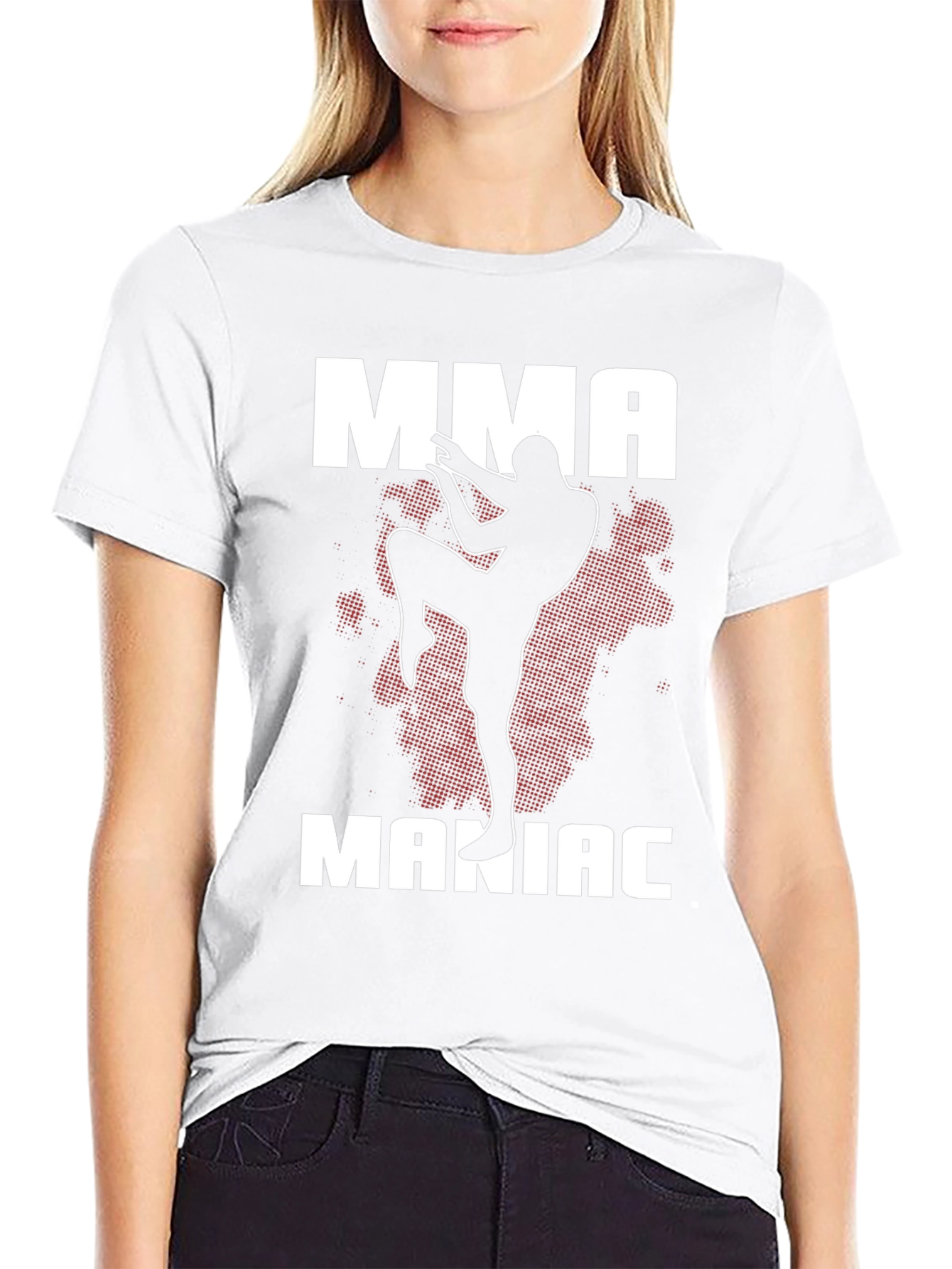 MMA Maniac Black T-Shirt Martial Arts Graphic Tee