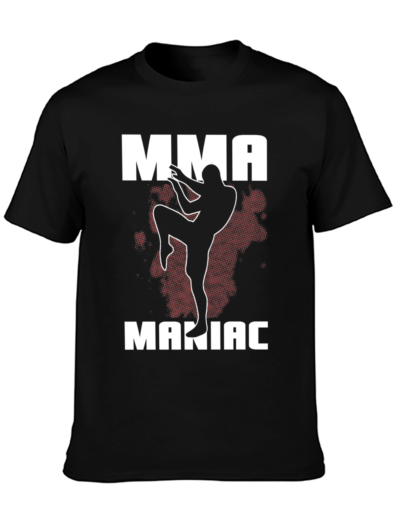 MMA Maniac Black T-Shirt Martial Arts Graphic Tee