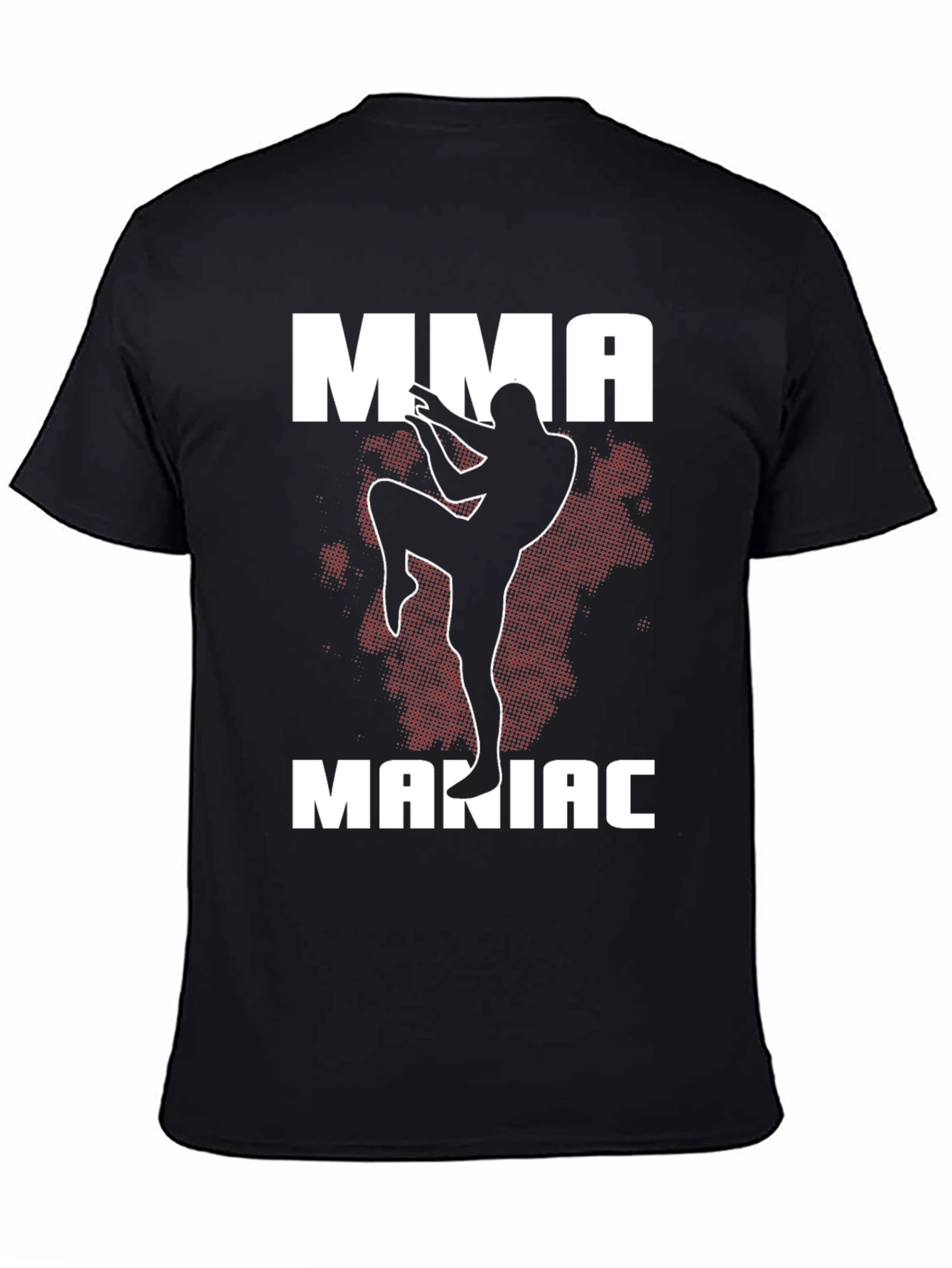 MMA Maniac Black T-Shirt Martial Arts Graphic Tee