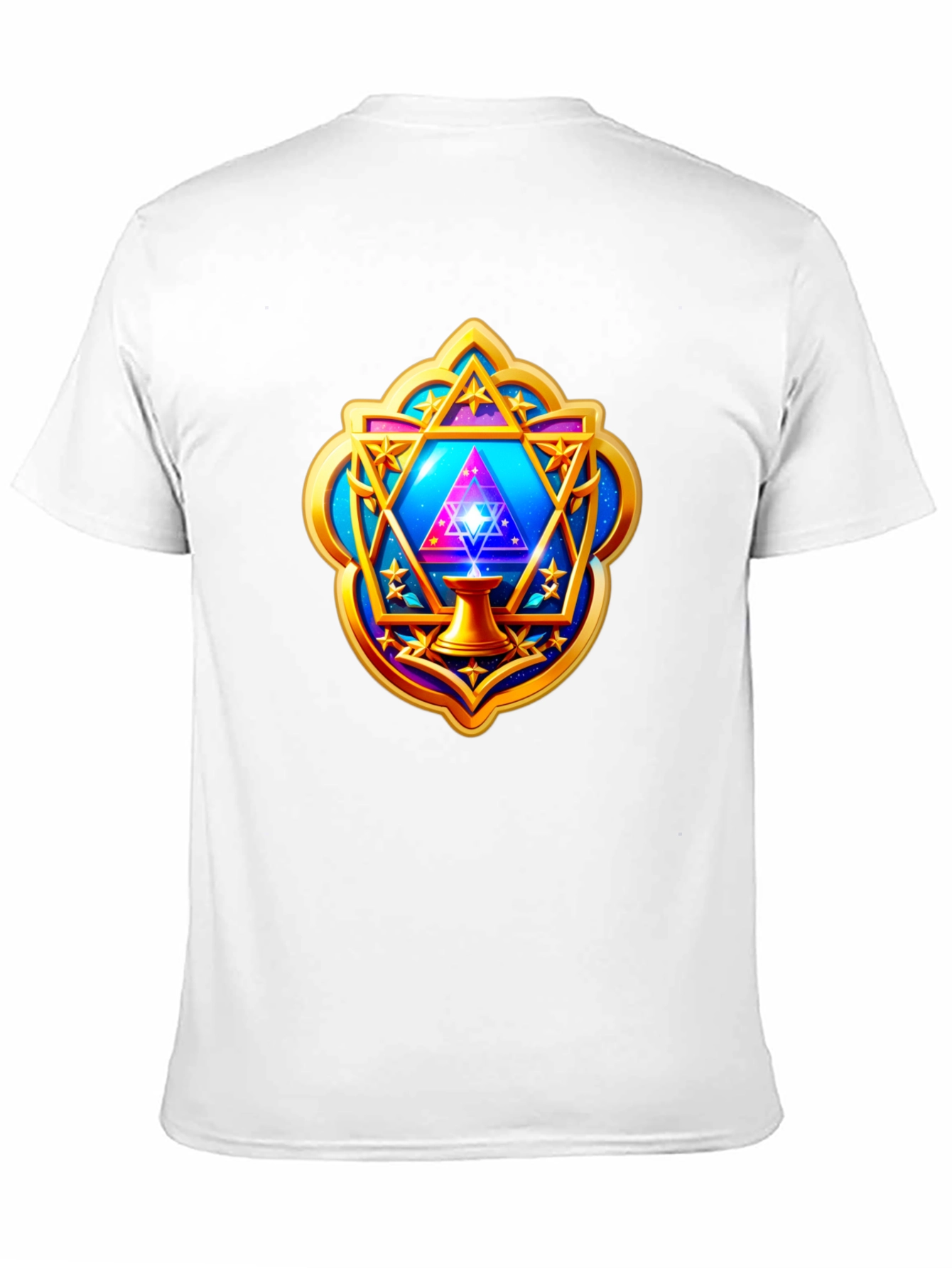 Mystic Geometric T-Shirt - Cosmic Design