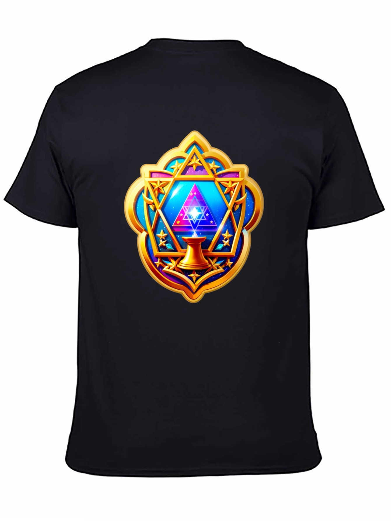 Mystic Geometric T-Shirt - Cosmic Design
