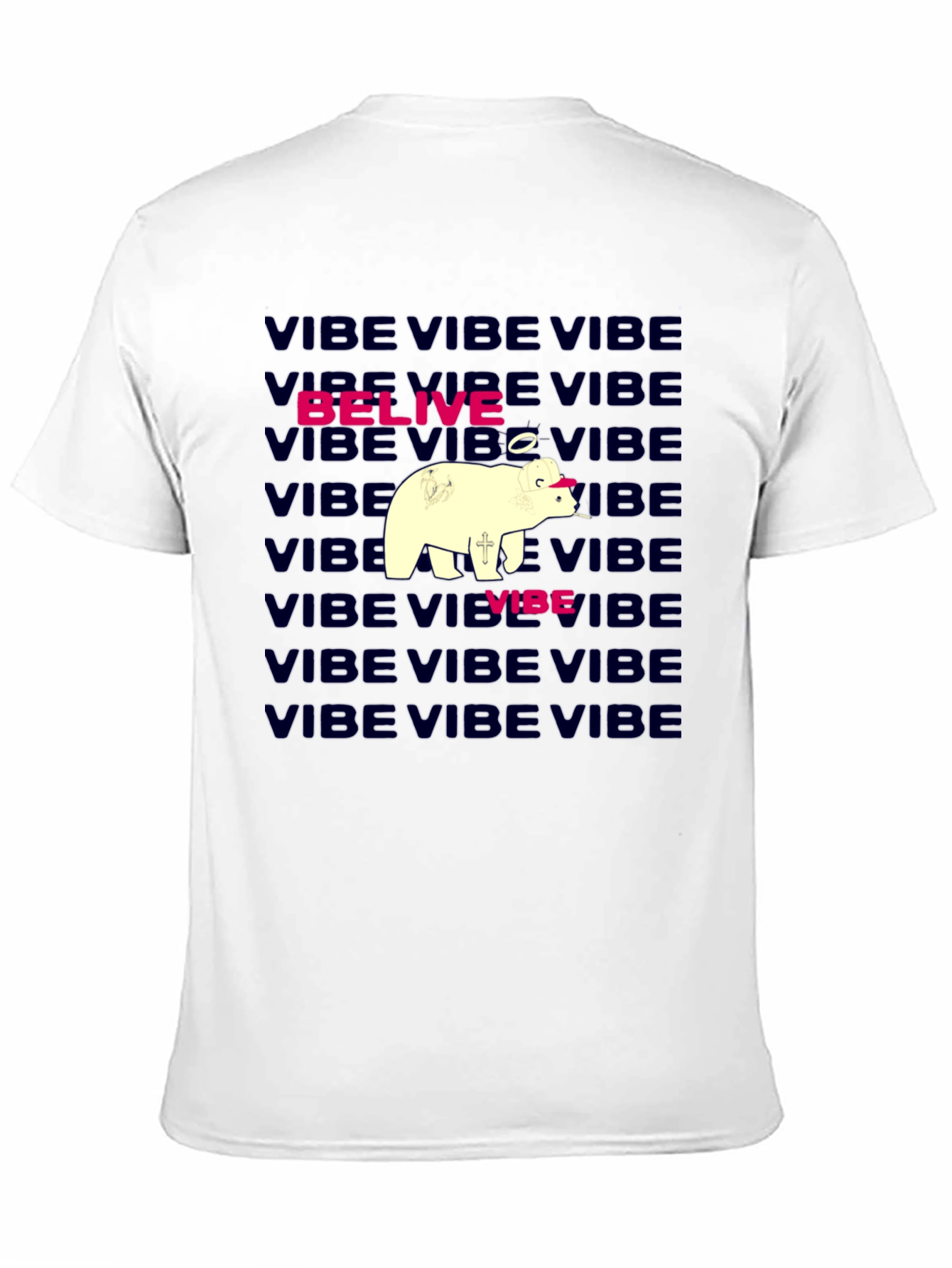 Vibe Belive Bear Graphic Tee