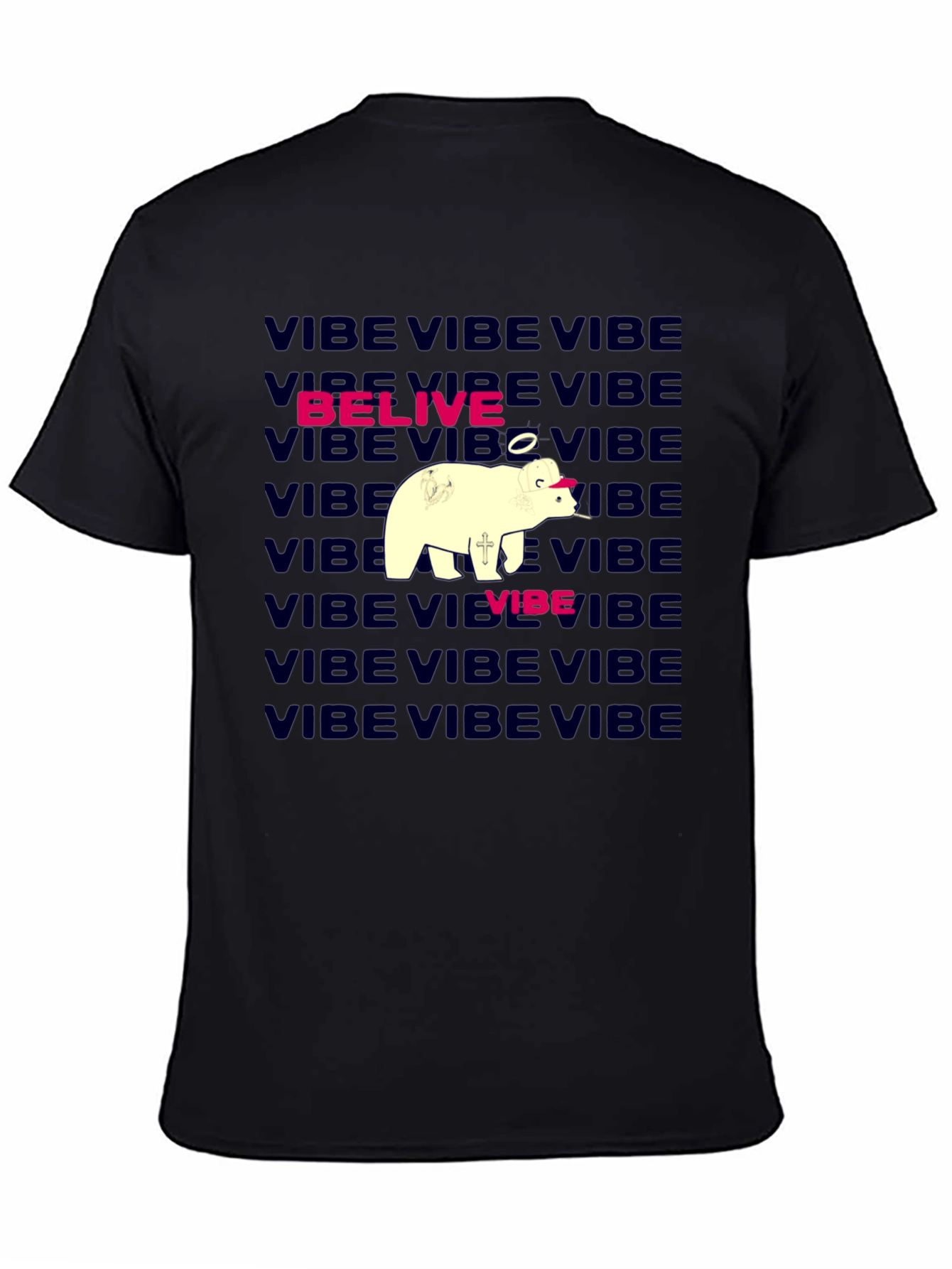 Vibe Belive Bear Graphic Tee