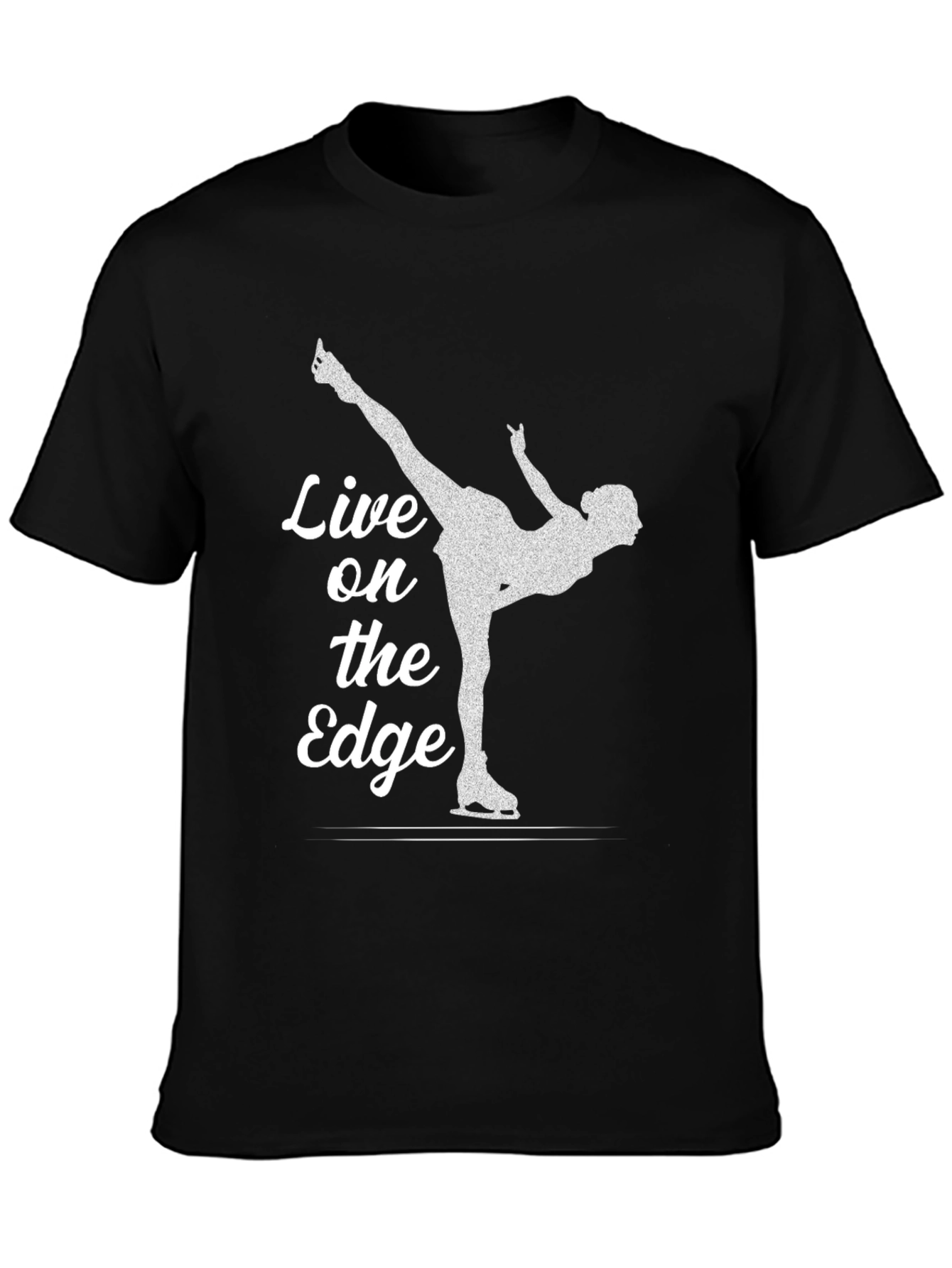 Live on the Edge Ice Skating T-Shirt