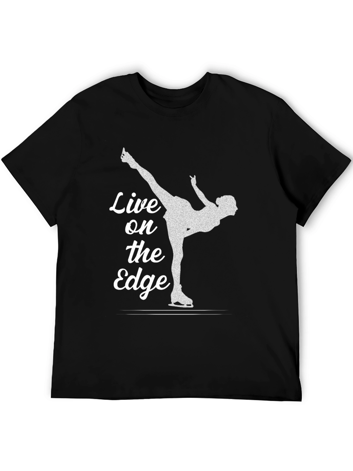Live on the Edge Ice Skating T-Shirt