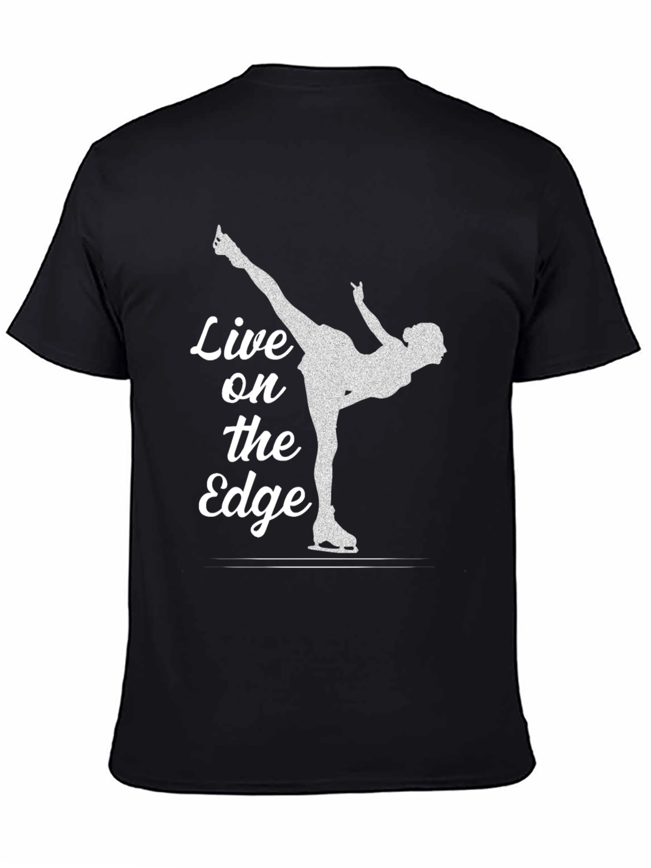 Live on the Edge Ice Skating T-Shirt