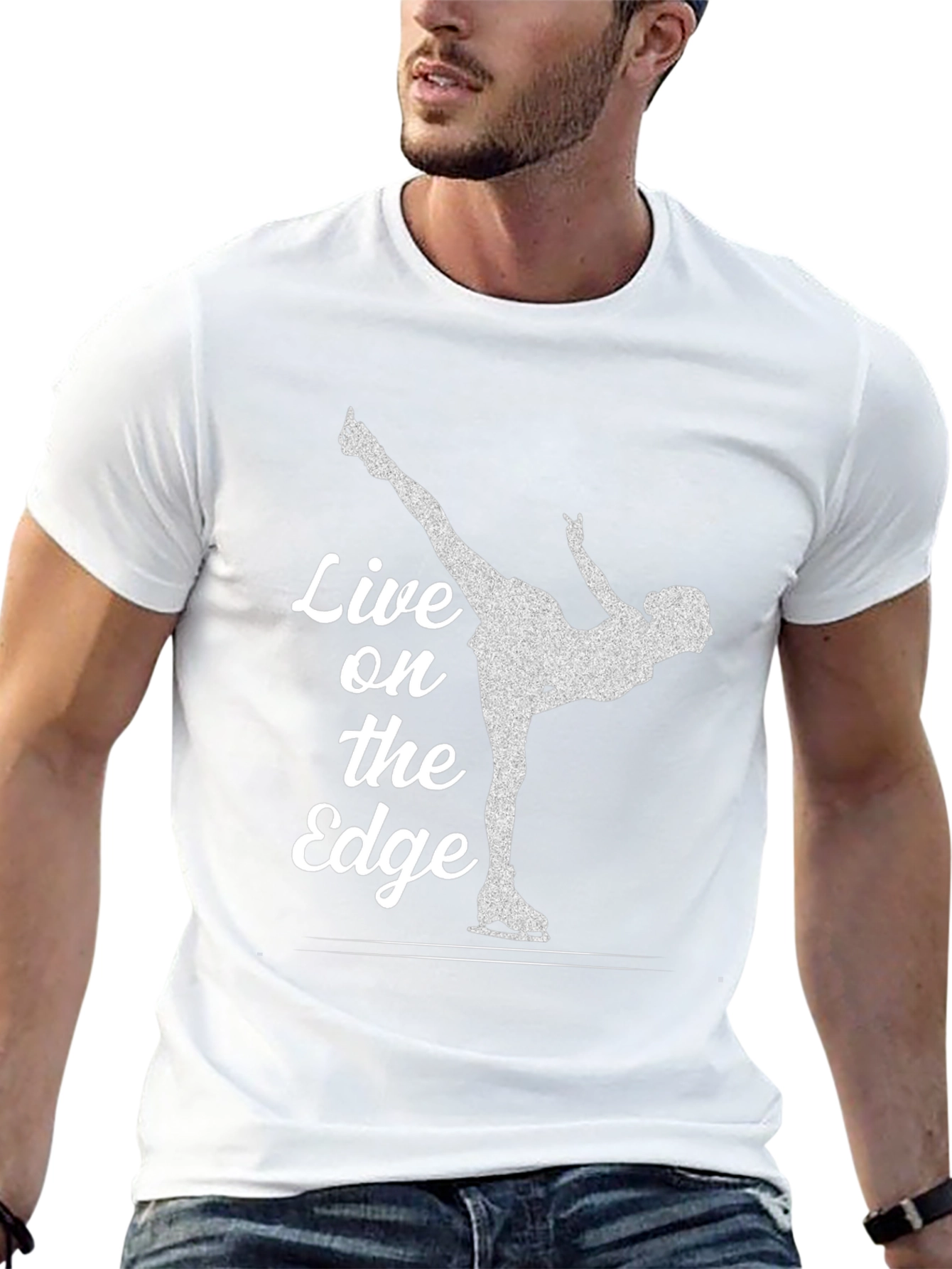 Live on the Edge Ice Skating T-Shirt