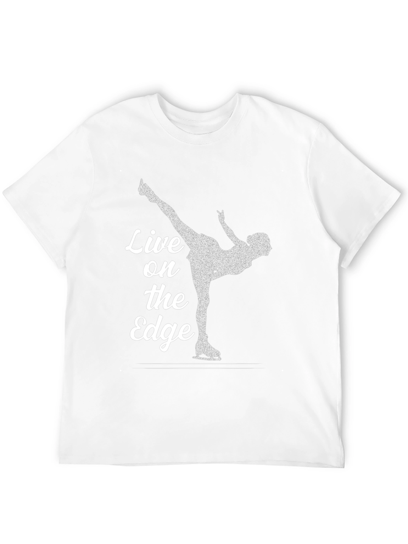 Live on the Edge Ice Skating T-Shirt