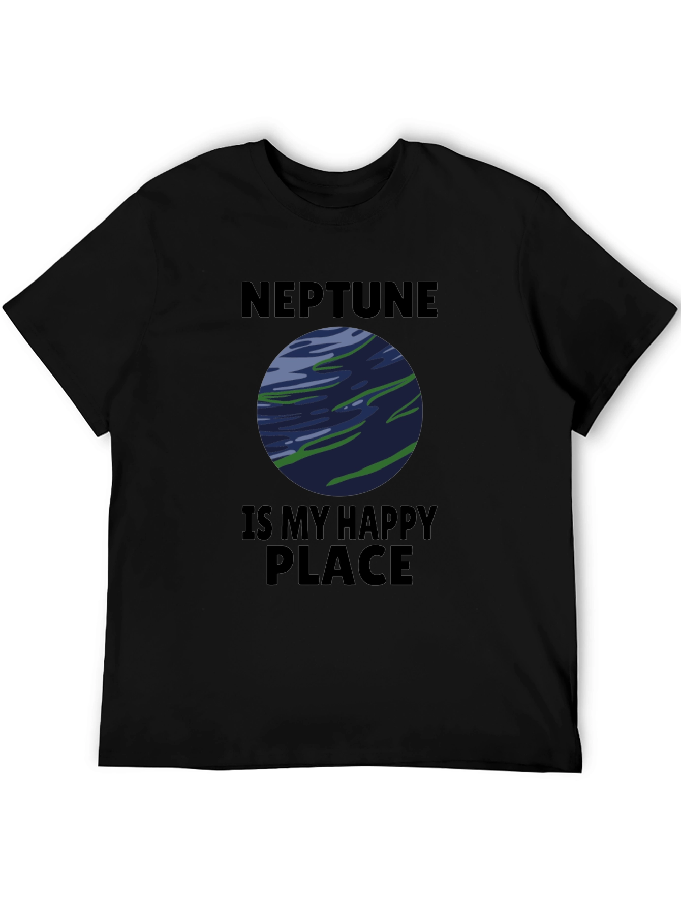 Neptune Is My Happy Place Graphic T-Shirt