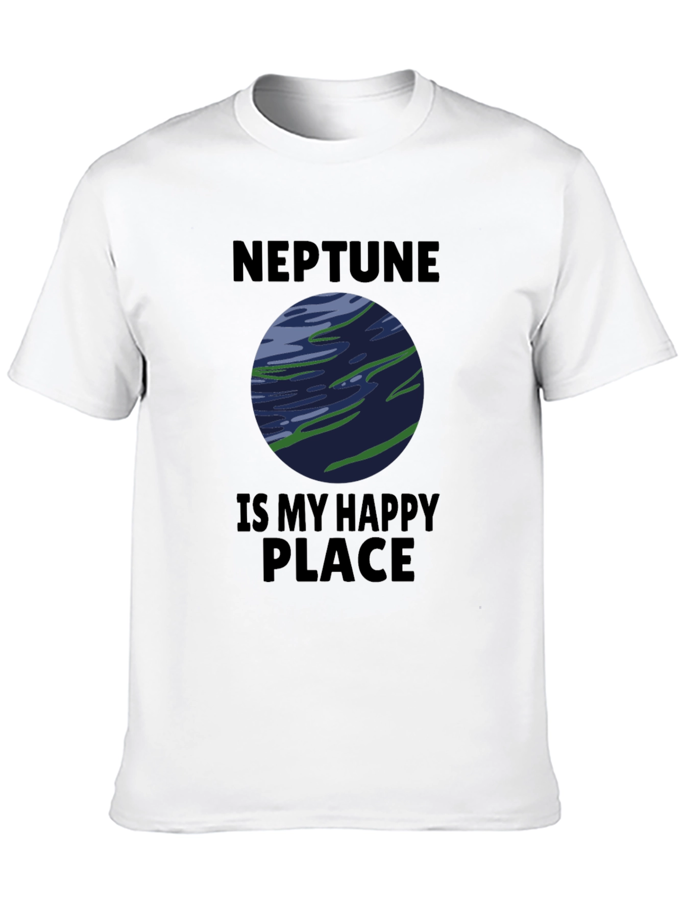 Neptune Is My Happy Place Graphic T-Shirt